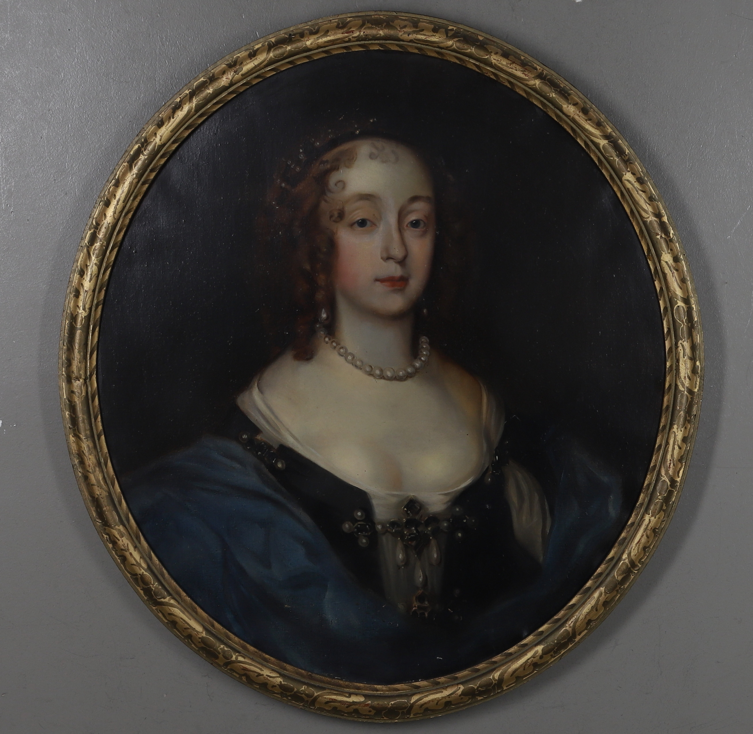 BROR GEIJER GÖTHE. olja på duk, kopia efter Anthonis van Dyck, 1900-talets första hälft.