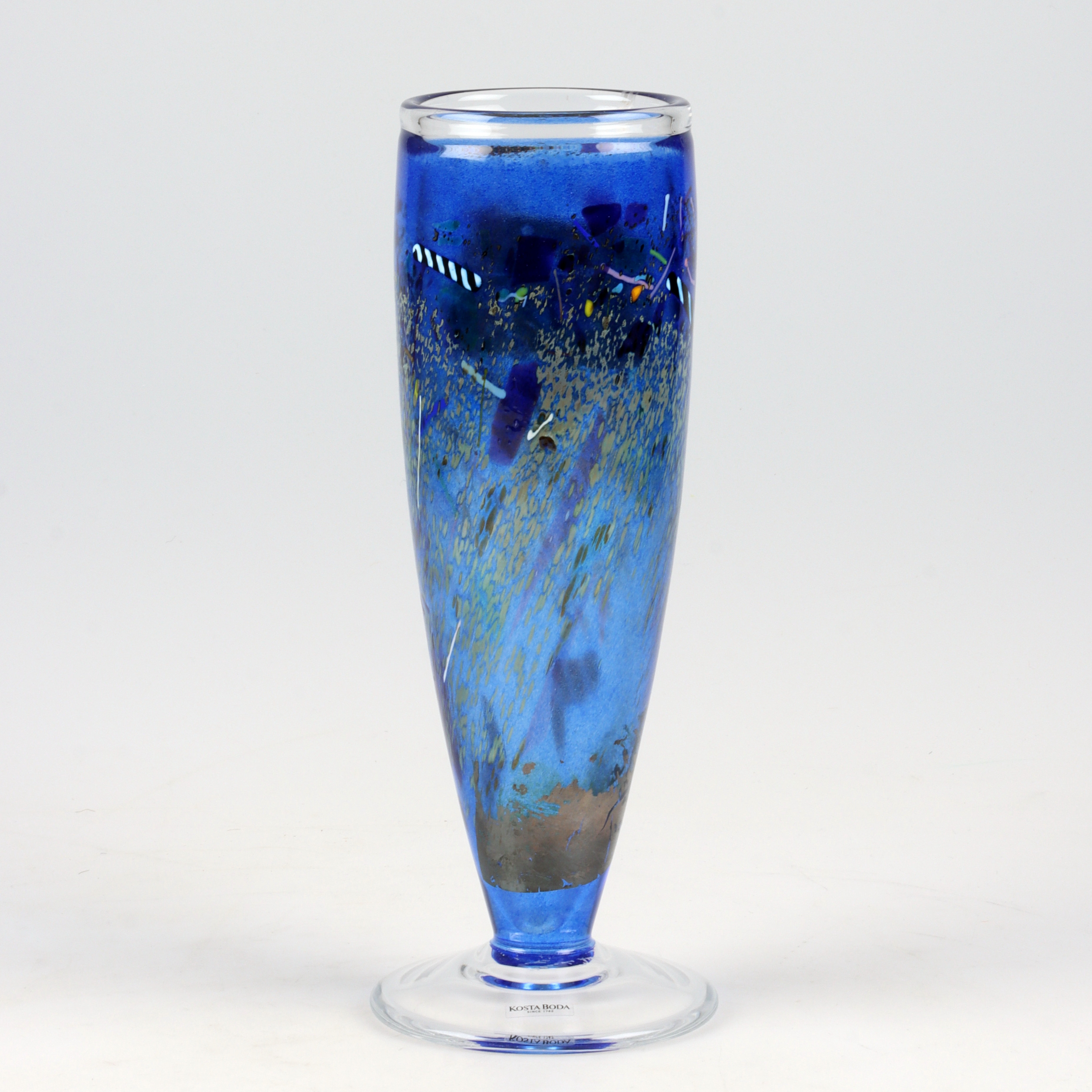 BERTIL VALLIEN. Vas, "Galaxy", glas, Kosta Boda.