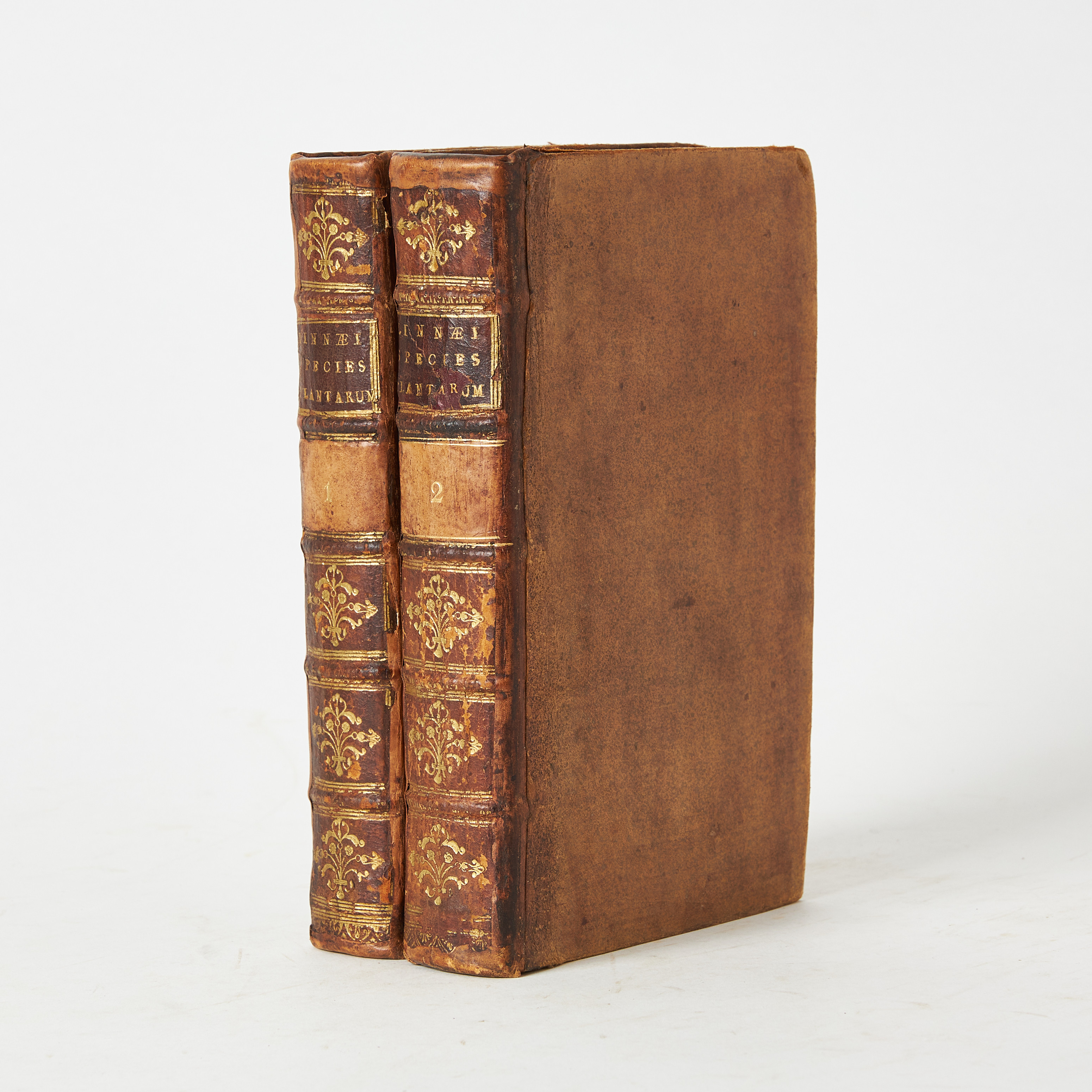 FIRST EDITION OF SPECIES PLANTARUM BY LINNAEUS, 1753, 2 volumes.