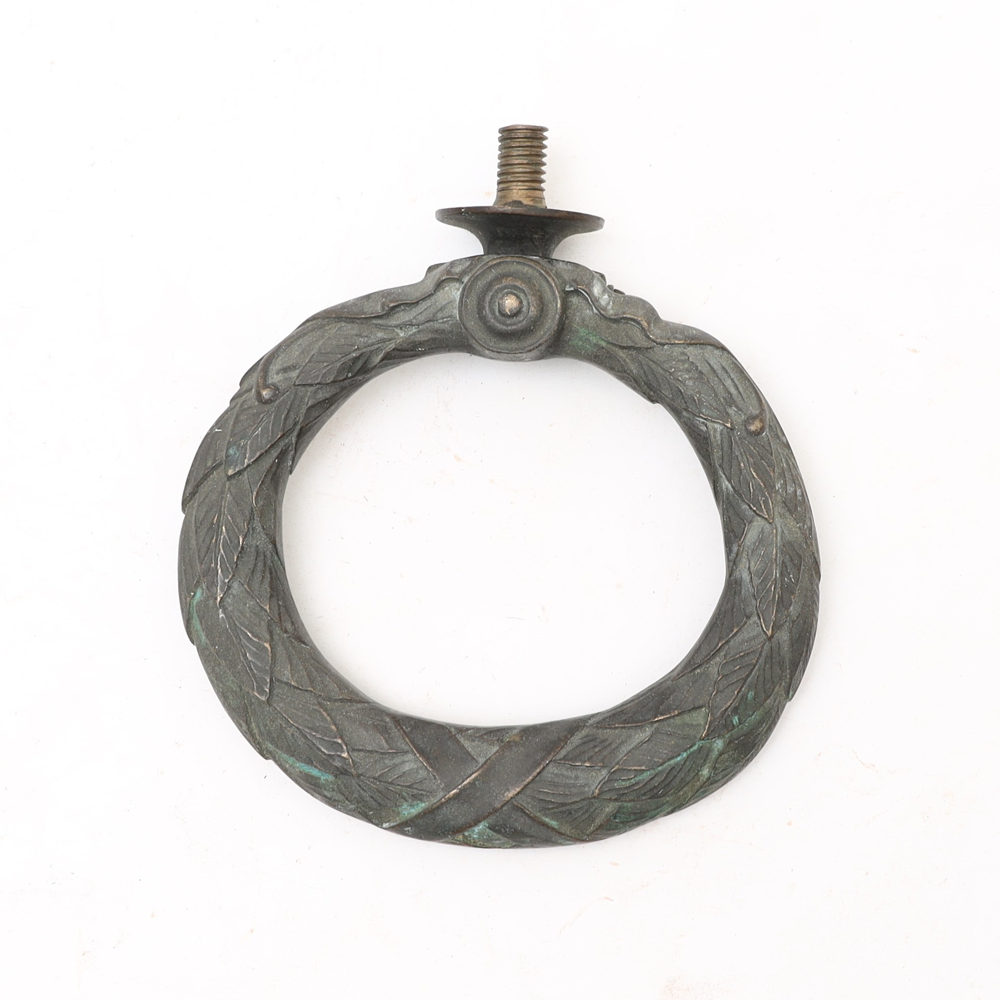 DÖRRKLÄPP, 1800-1900-tal, Brons, med reliefdekor.