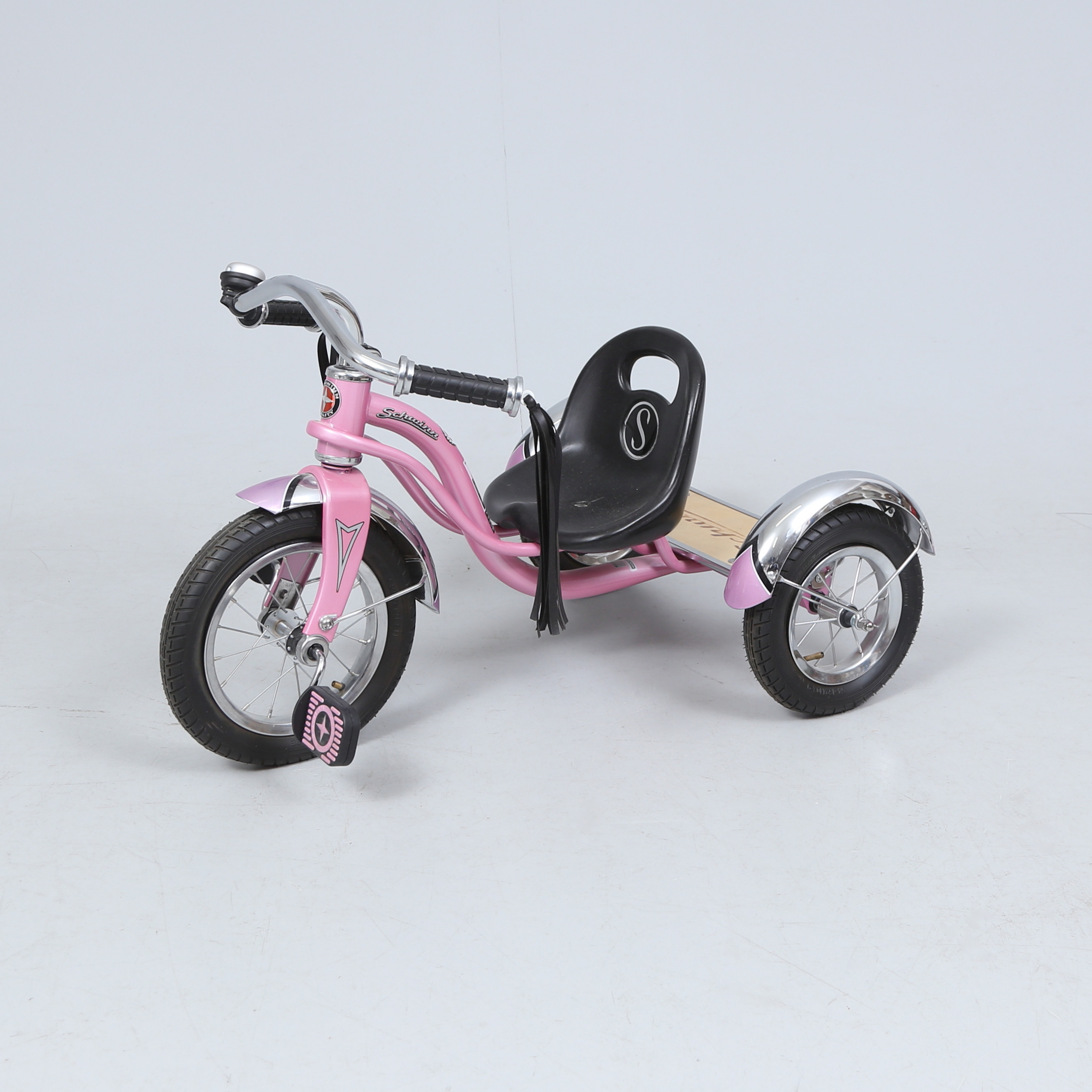 BARNCYKEL, trehjuling, lackerad metall, Roadster trike, Schwinn, samtida.