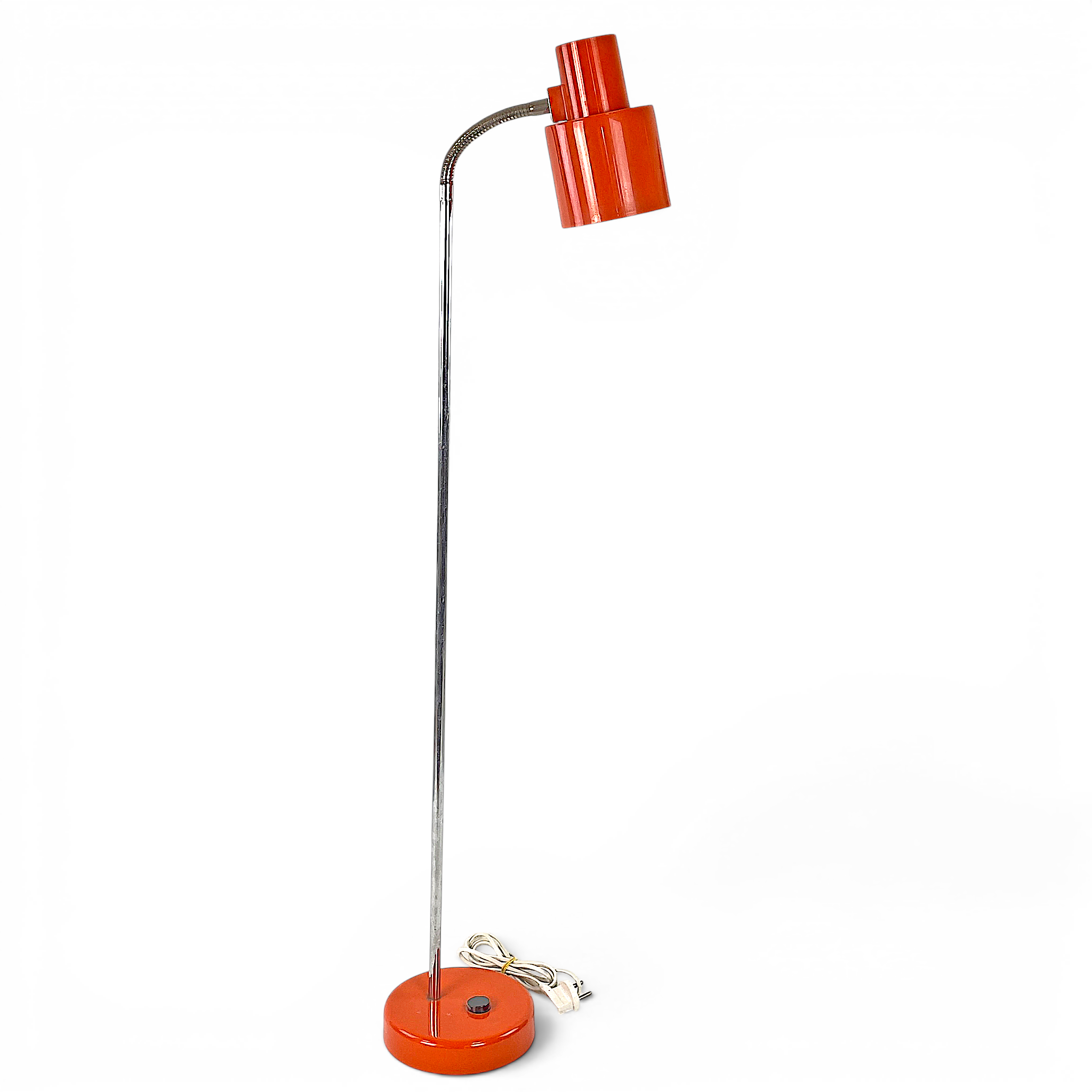 GOLVLAMPA, metall/plast, 1900-talets andra hälft.