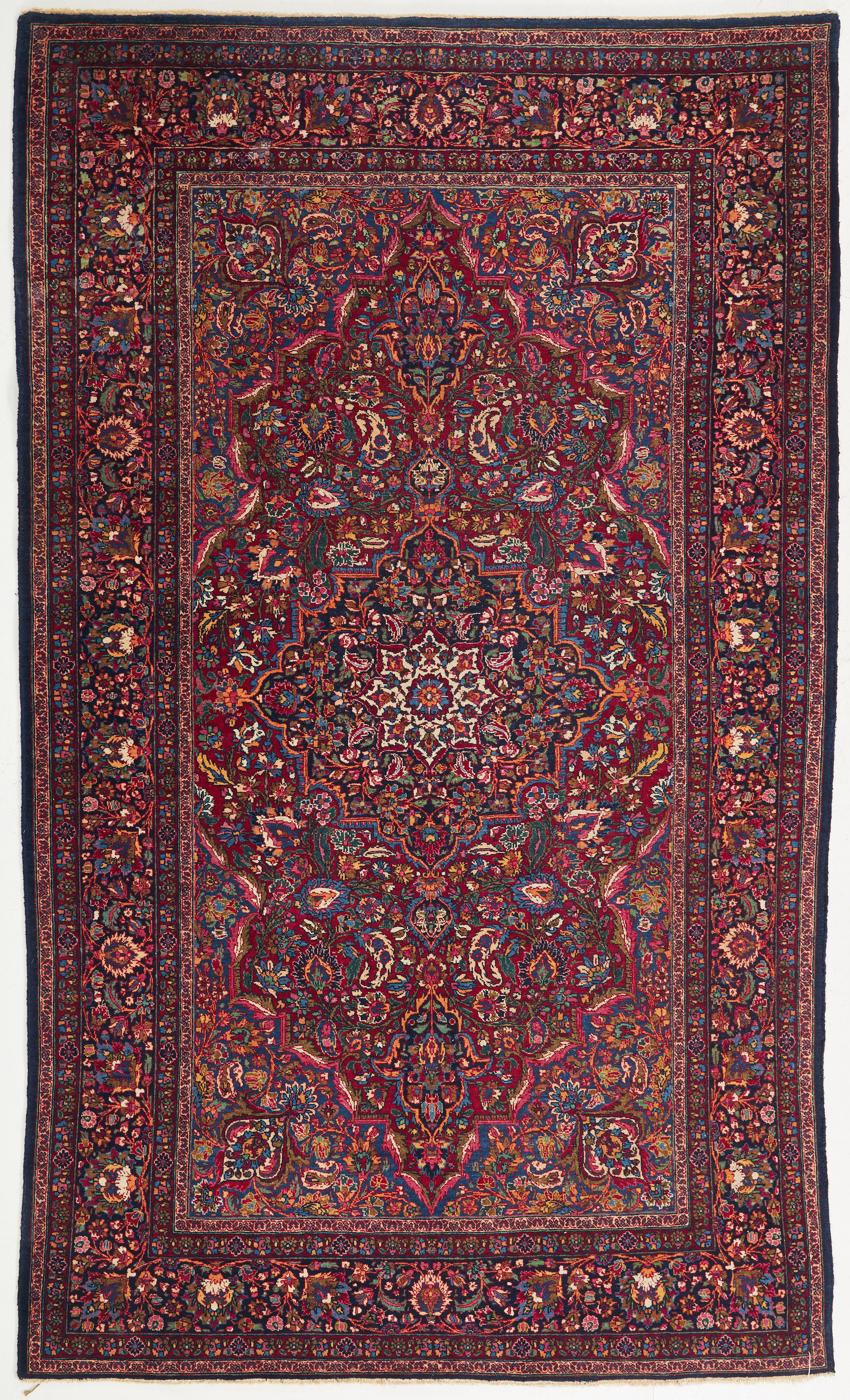 ORIENTMATTA. Keshan, ca 217x136 cm.