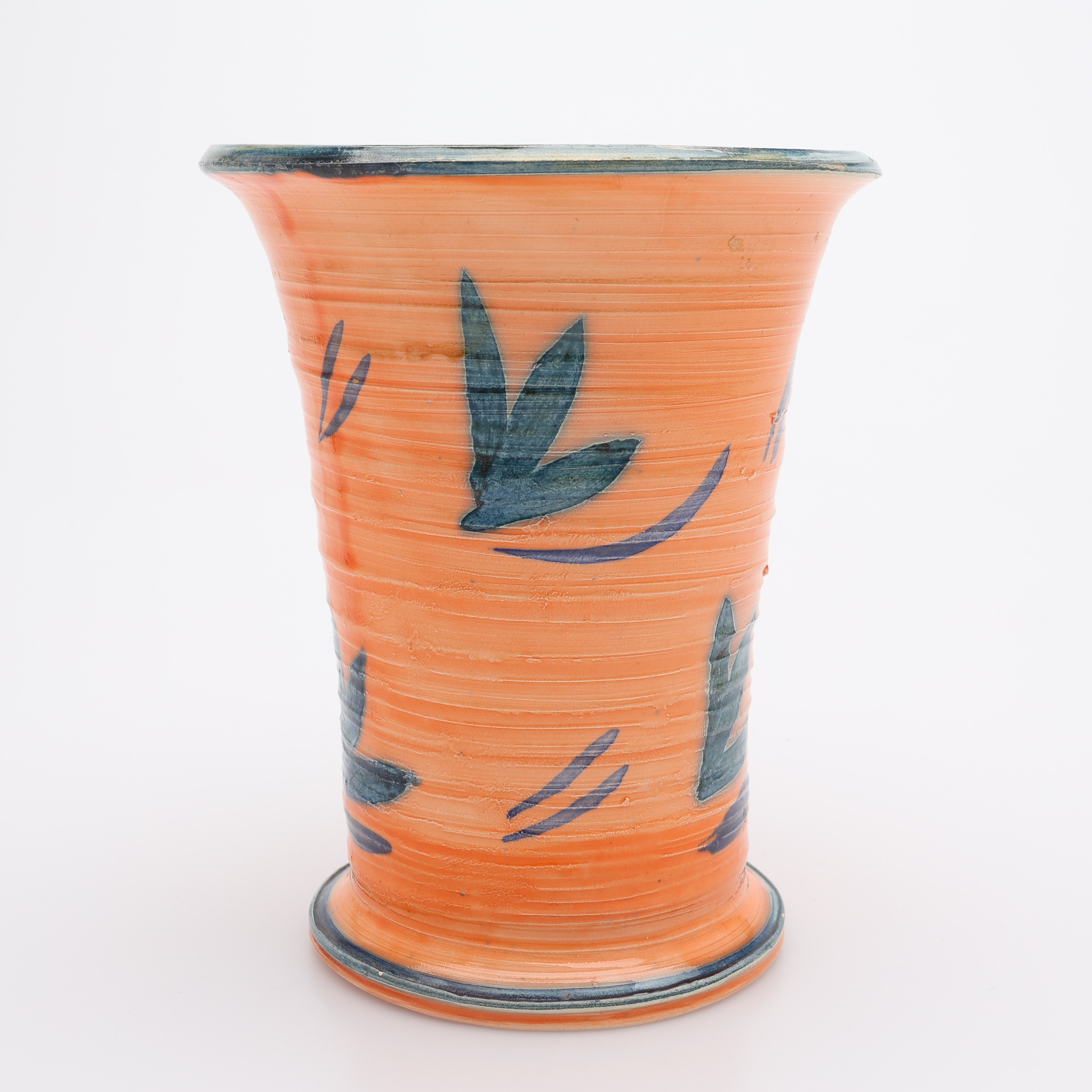 ULRICA HYDMAN-VALLIEN. VAS, GLASERAT LERGODS, UNIK.