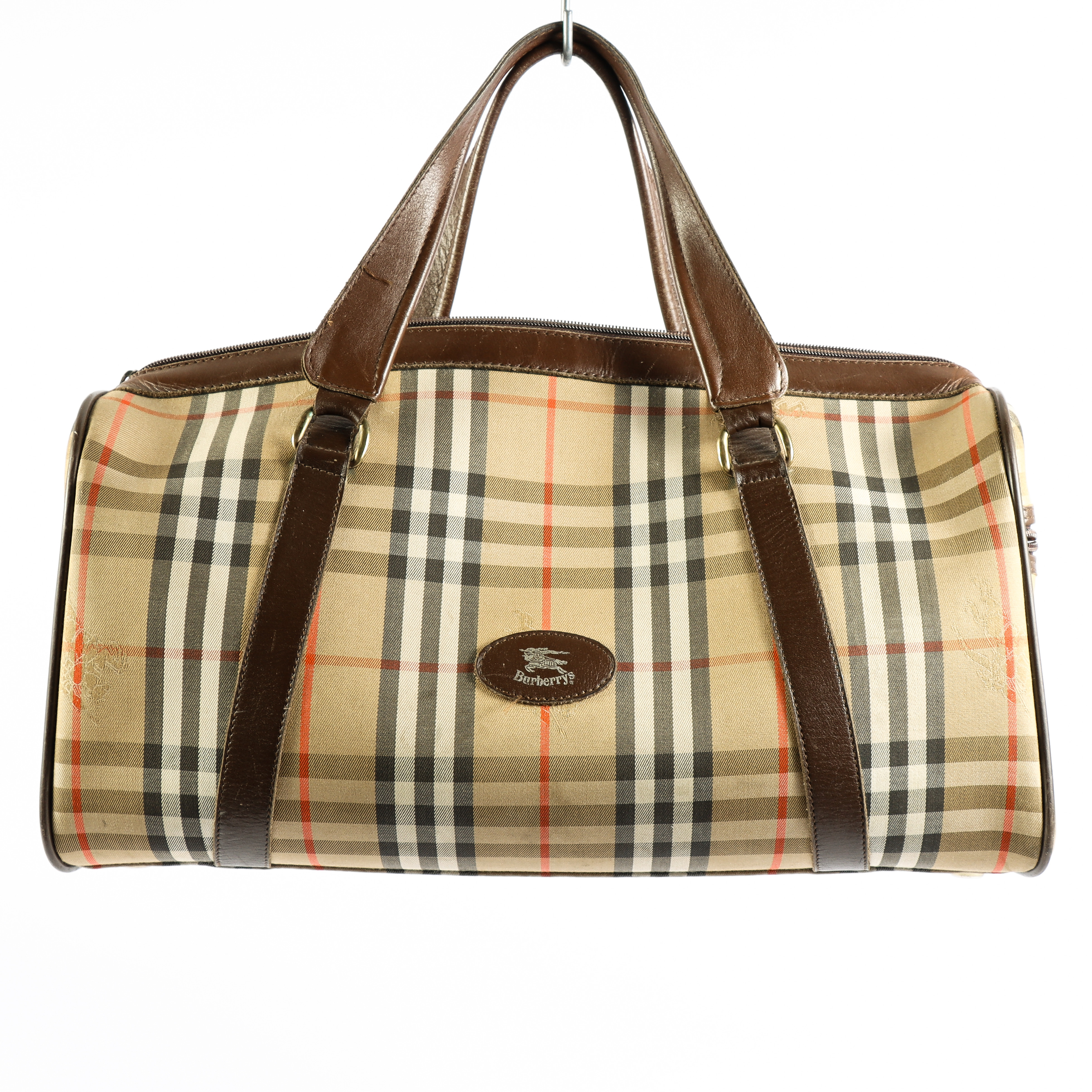 BURBERRY "Boston Bag" handväska.