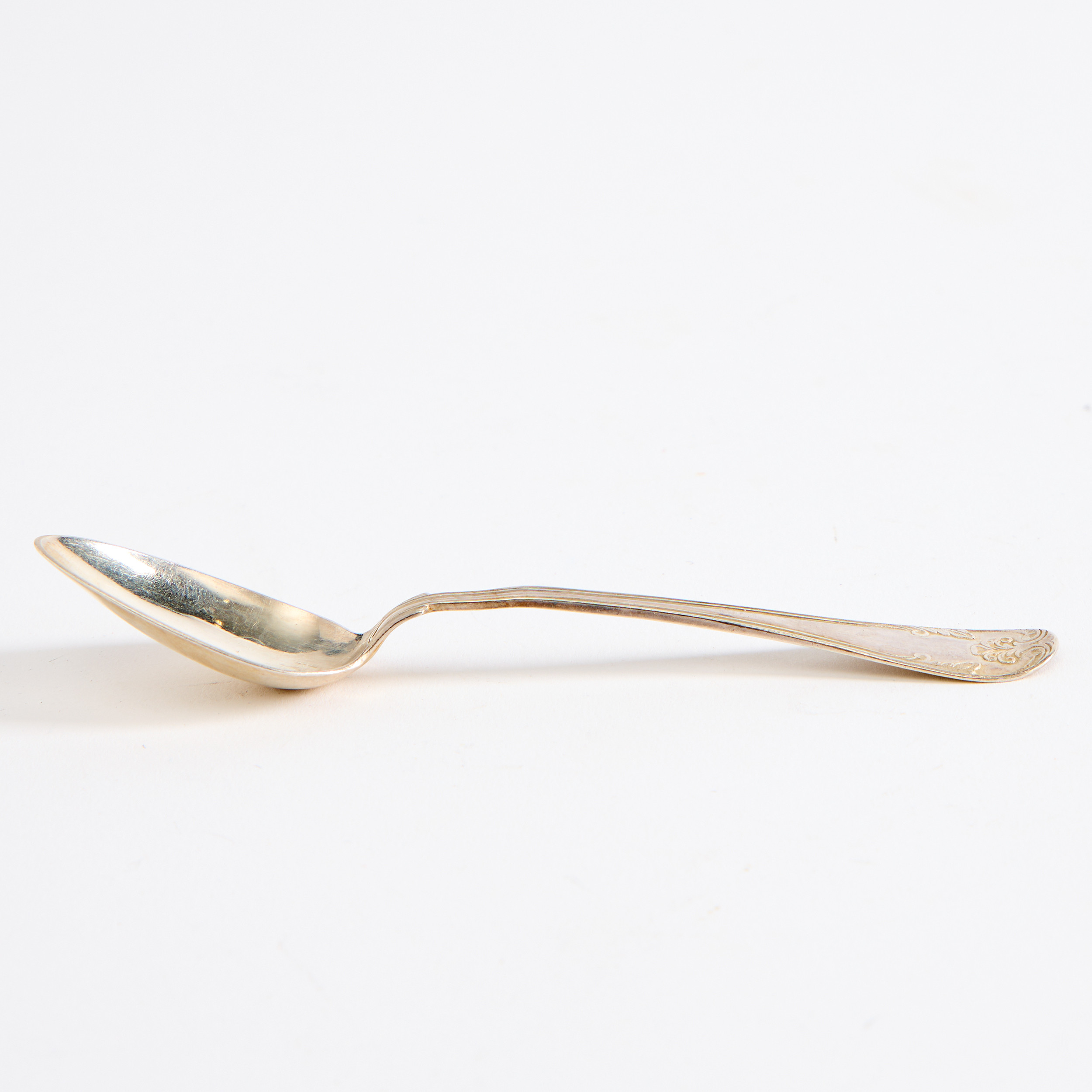 CARL EDVARD HJULSTRÖM skedar 6 stycken silver "Gammel fransk" Arboga 1884.