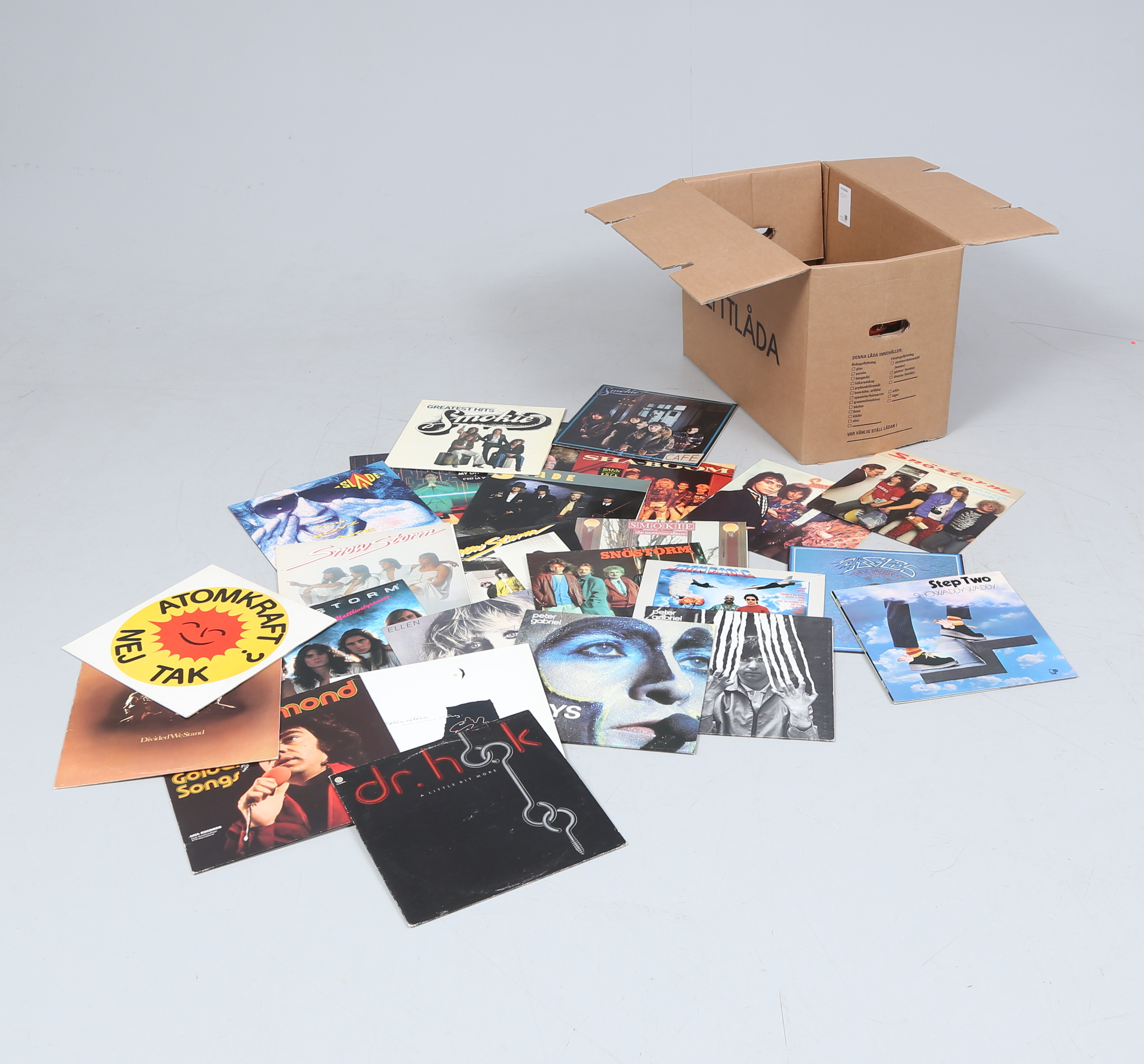 VINYL. lp-skivor, bl.a. rock.