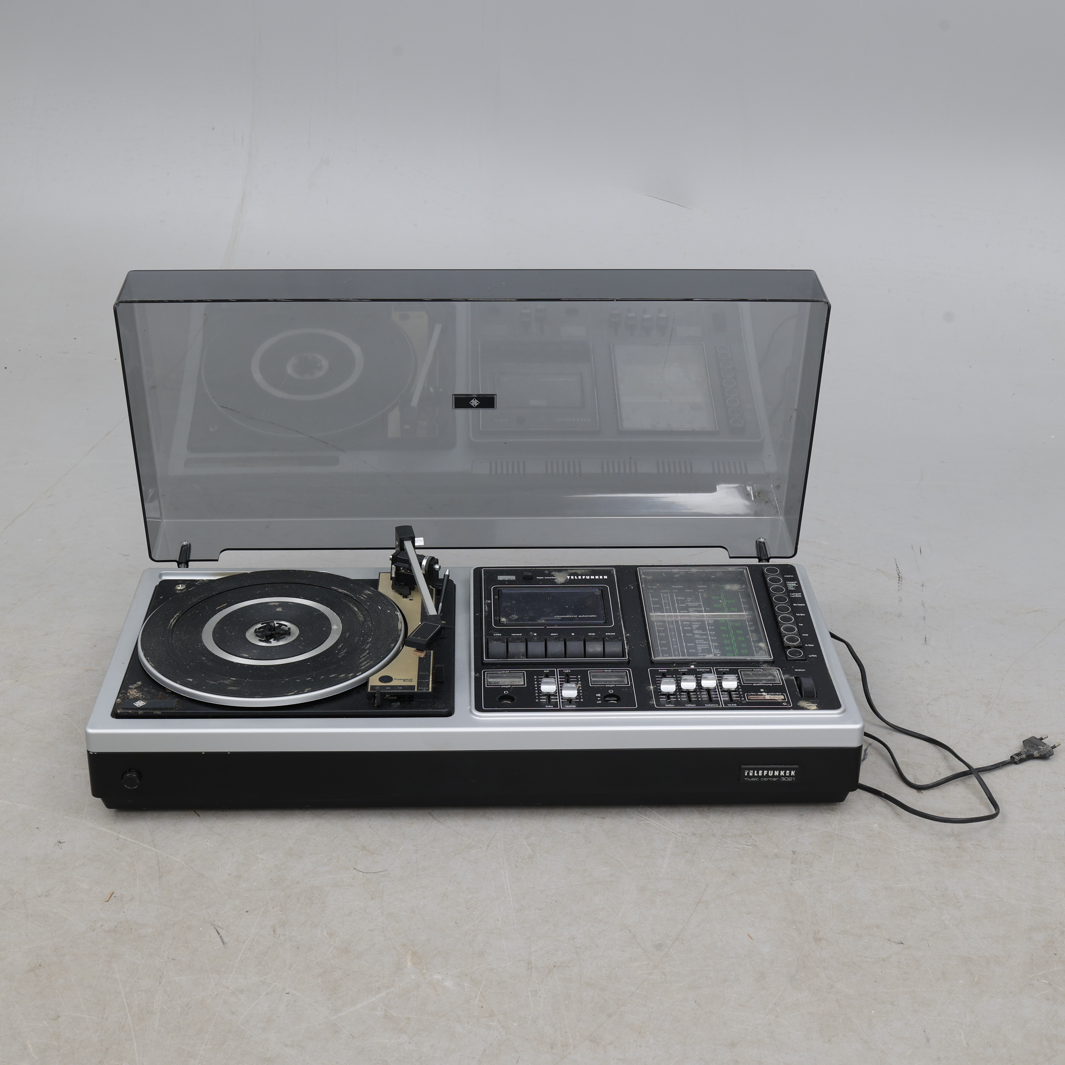 KOMPAKTSTEREO, Telefunken,Music center 3021, 1970-tal.