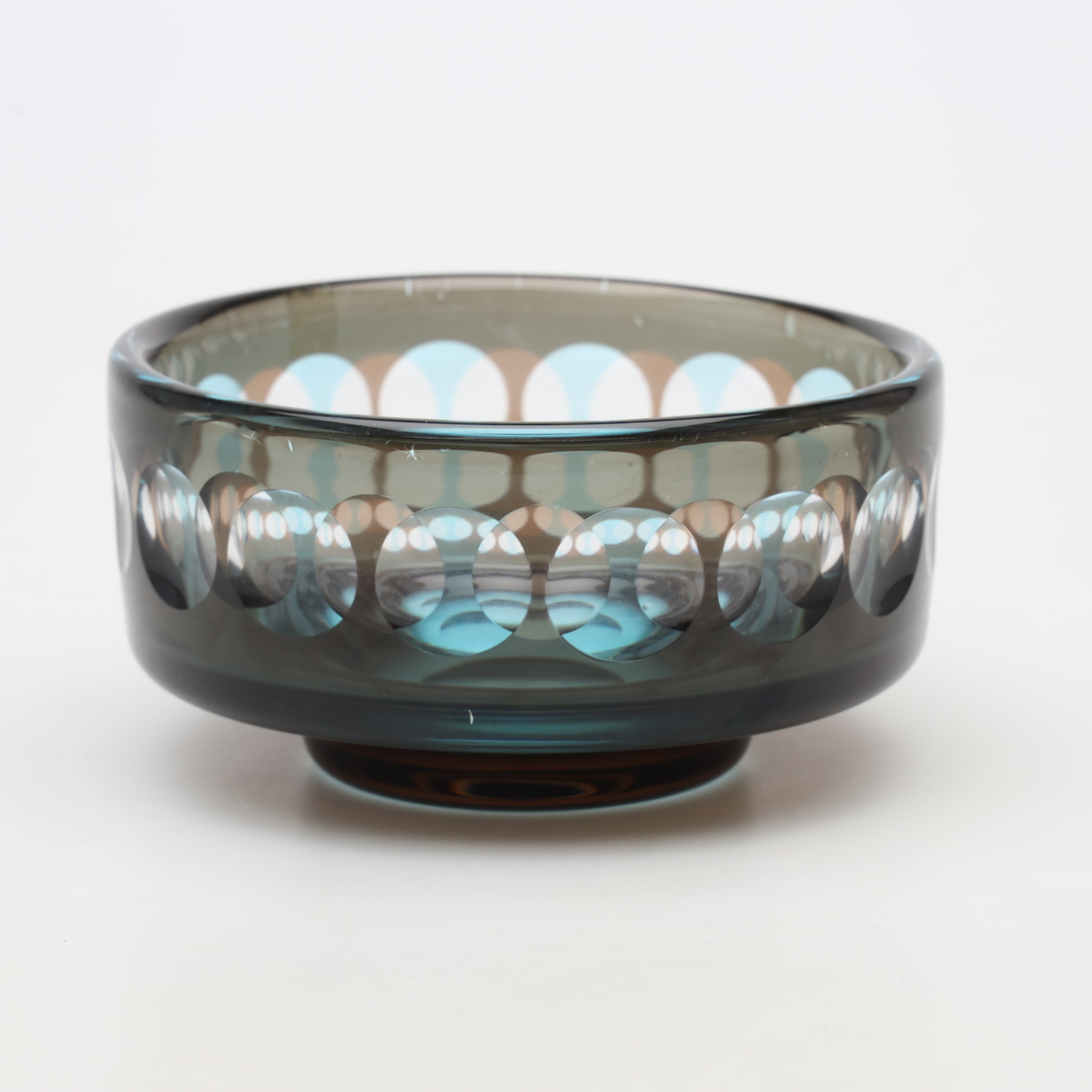 MONA MORALES-SCHILDT. SKÅL, glas, "Ventana", Kosta.