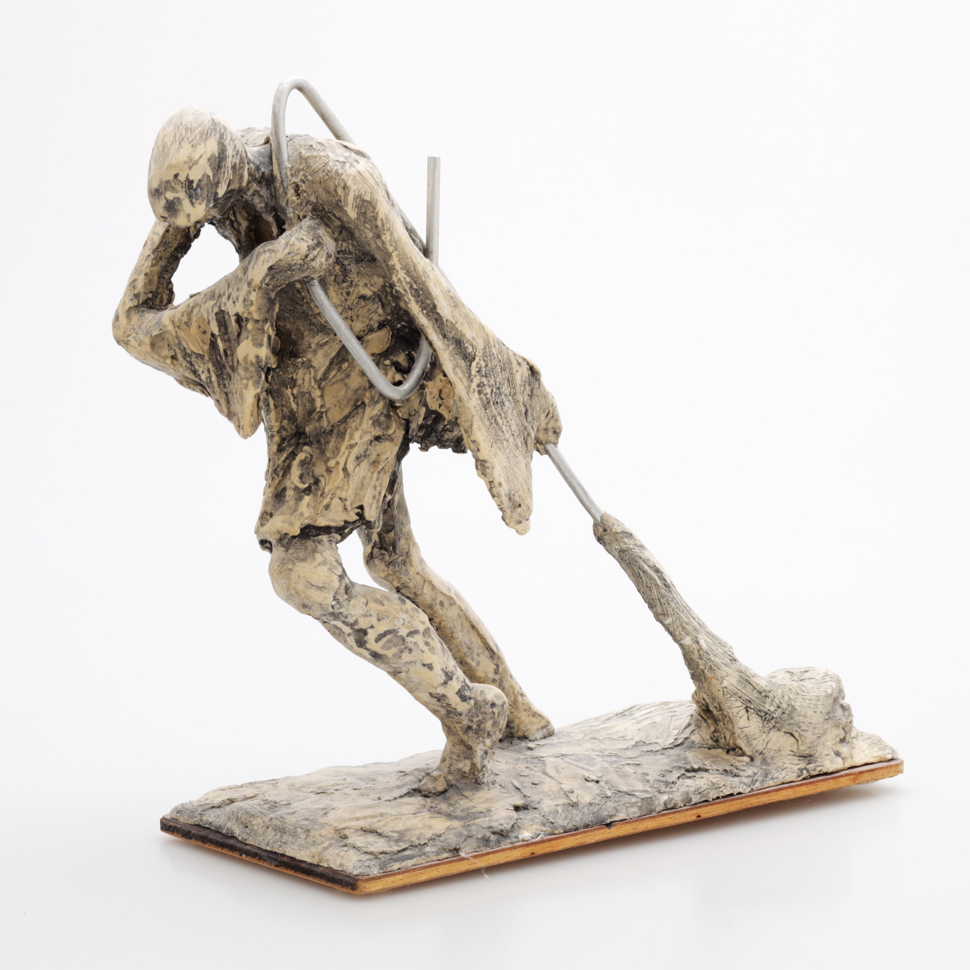 SVEN HAMMARSTEDT. "Notdragaren", skulptur, signerad.