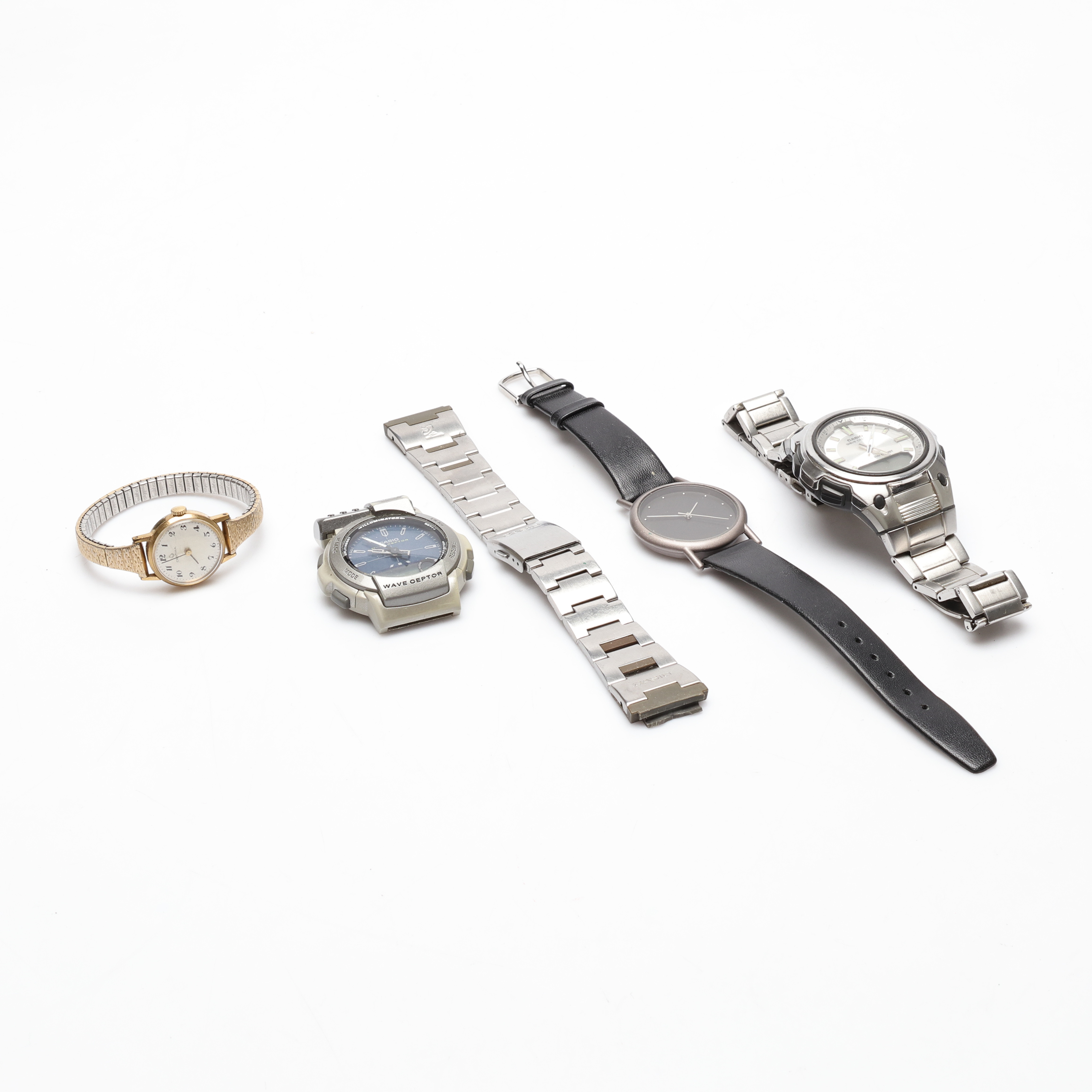 ARMBANDUR, 4 st, bl.a. Casio.