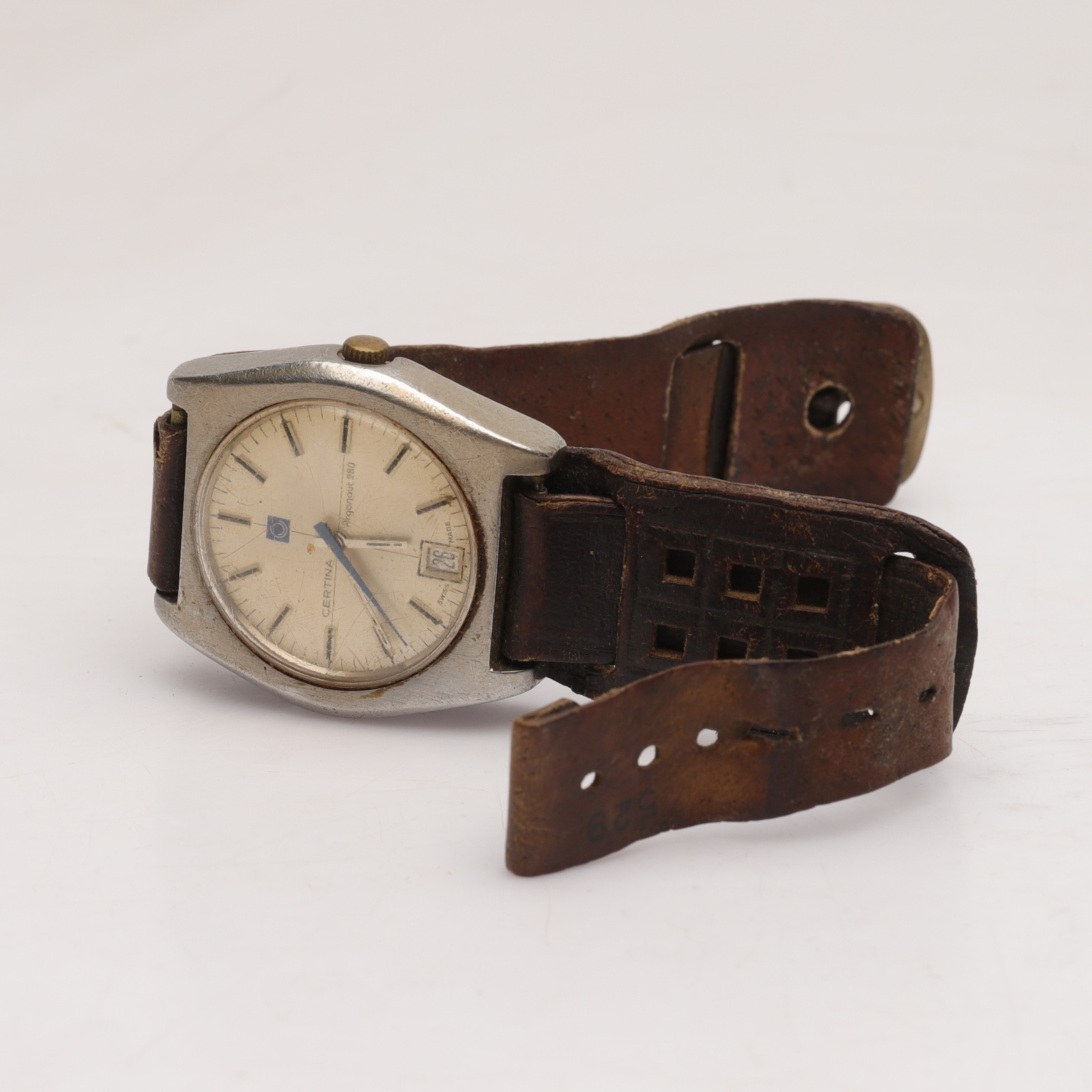 ARMBANDSUR, Certina, Argonaut 280, stål, 1970-tal, manuell.