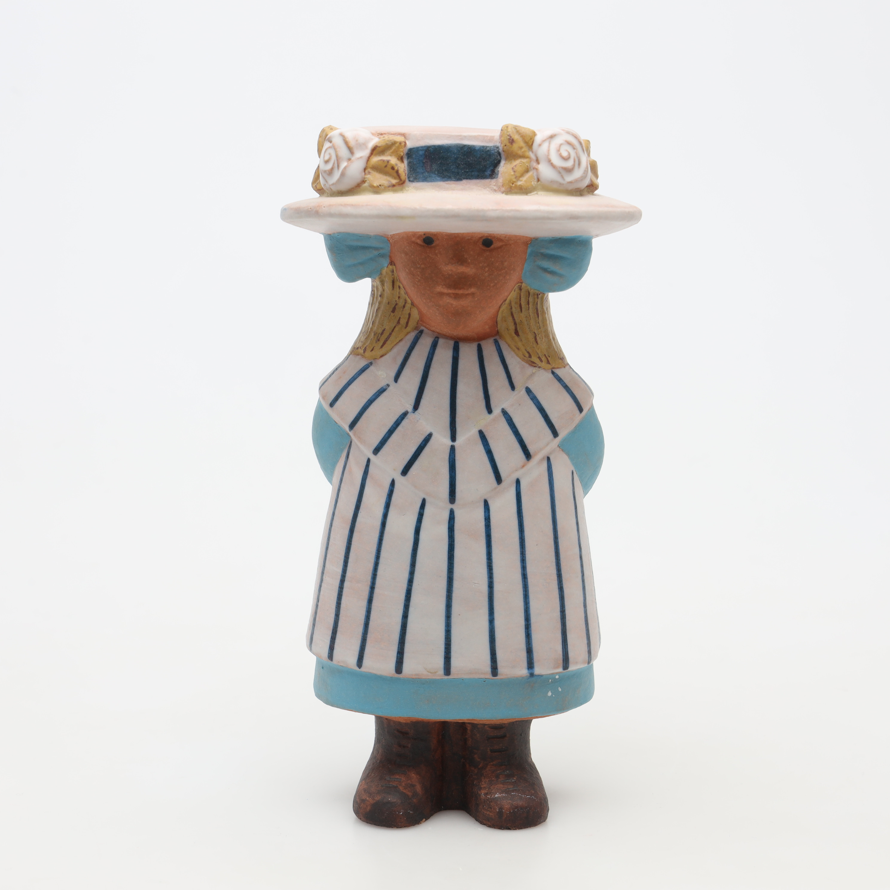 LISA LARSON. FIGURIN, "Victoria" ur serien "Sekelskifte", Gustavsberg.