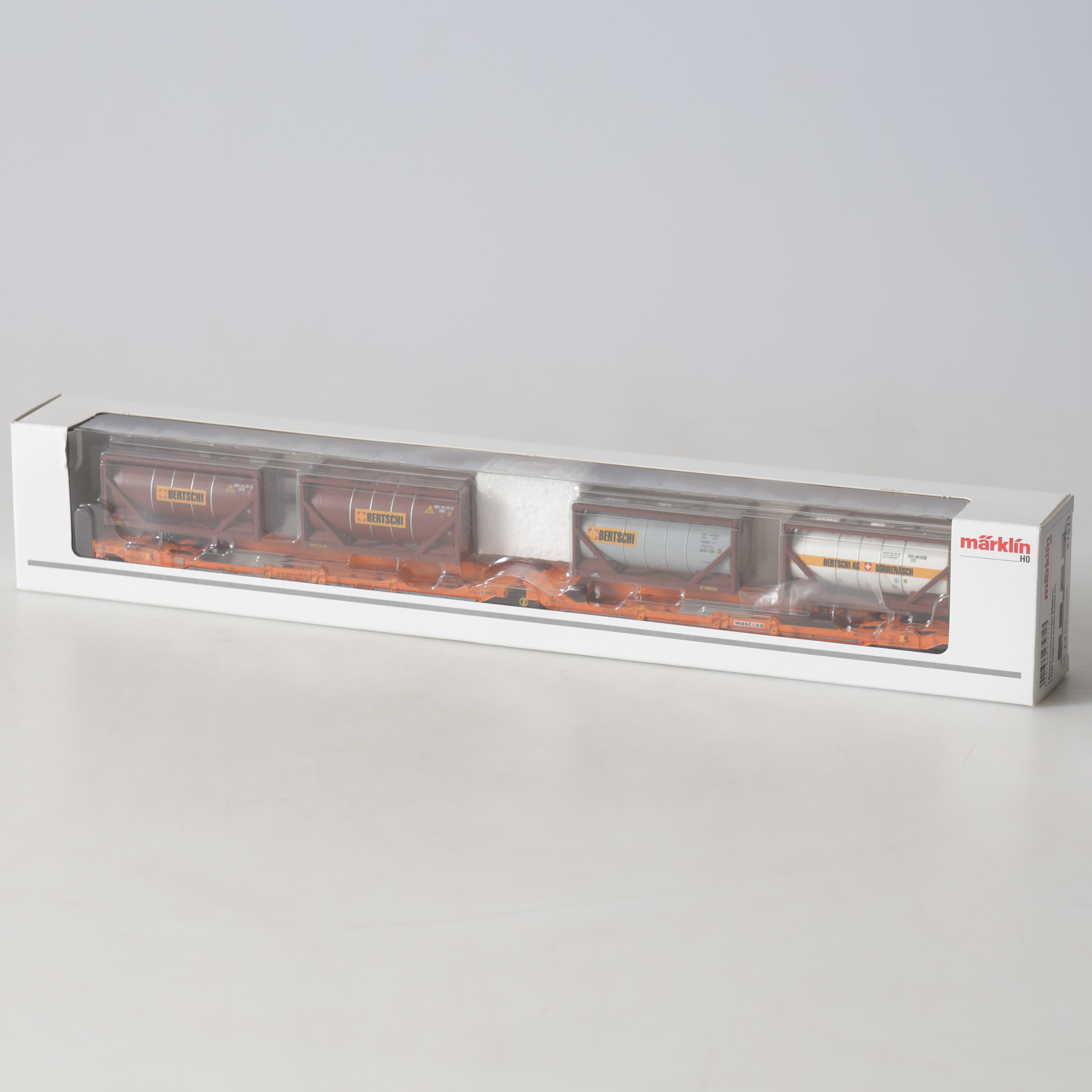 VAGN, 47471, H0, Sdggmrss Double pocket car, Märklin.