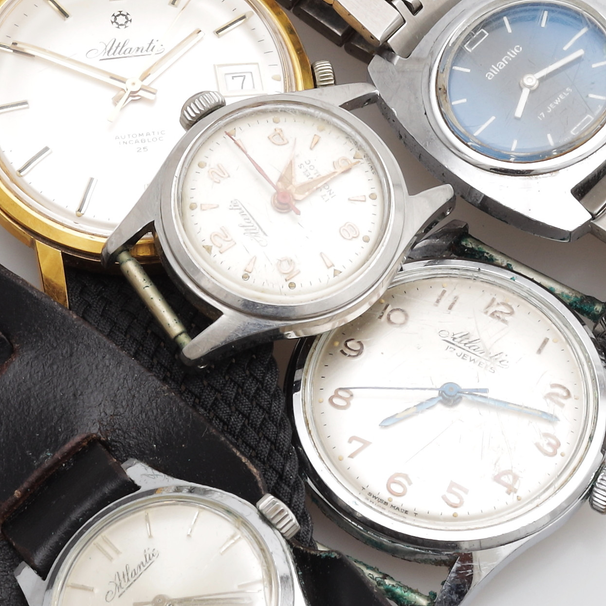 ARMBANDSUR, 5 st, mekaniska, Atlantic.