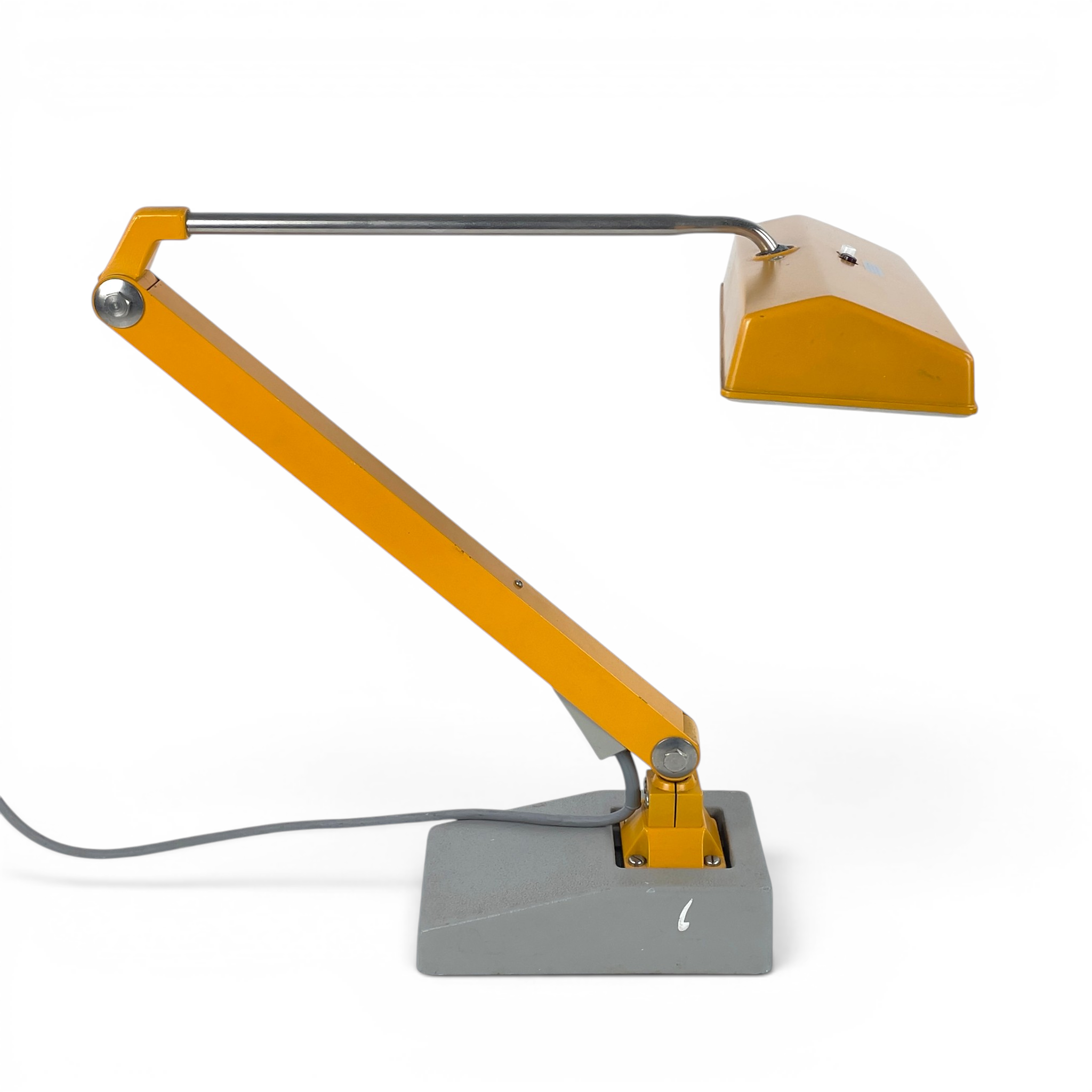 SKRIVBORDSLAMPA, industrimodell, Waldmann-Leuchten, Tyskland, 1970-tal.