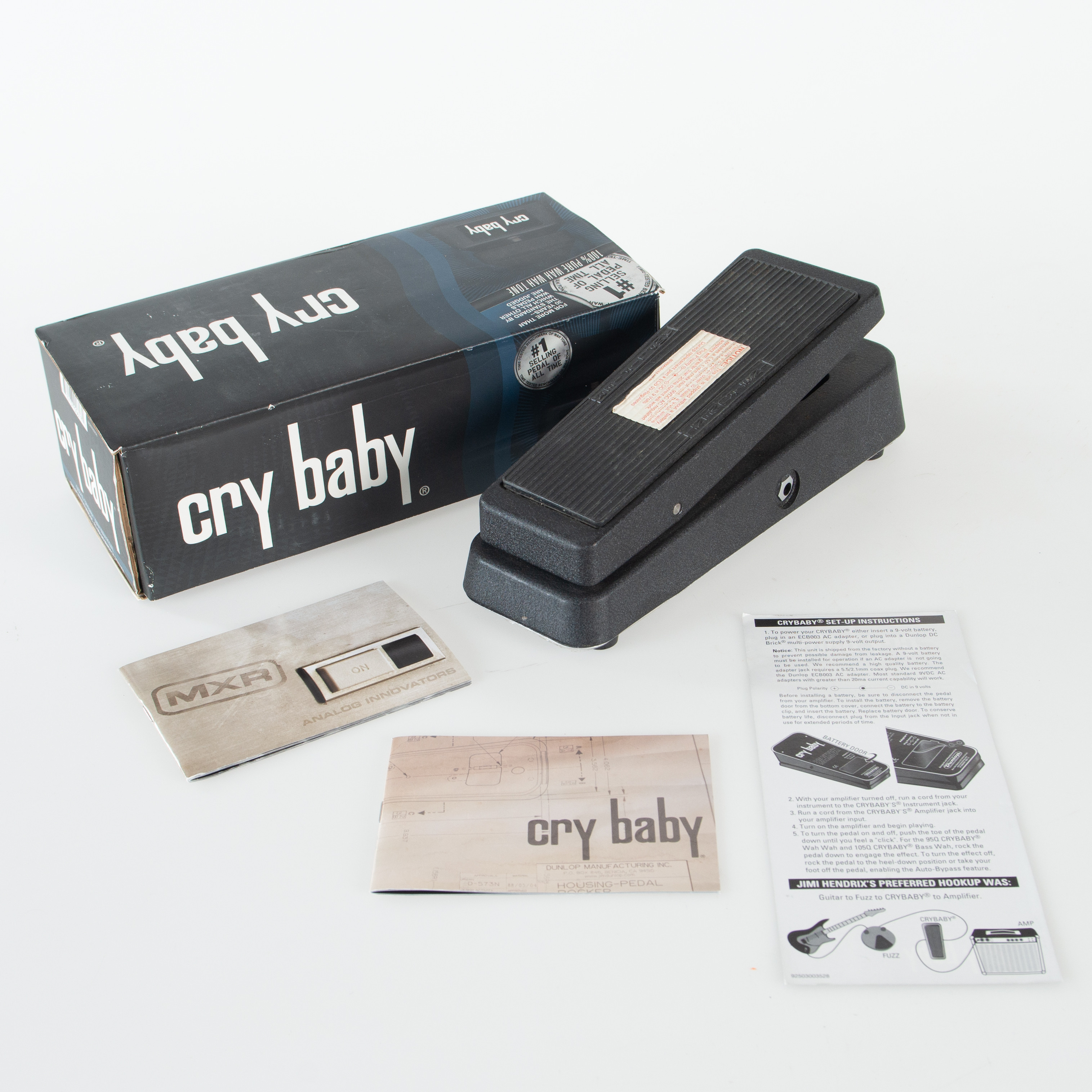 CRY BABY WAHWAH PEDAL.
