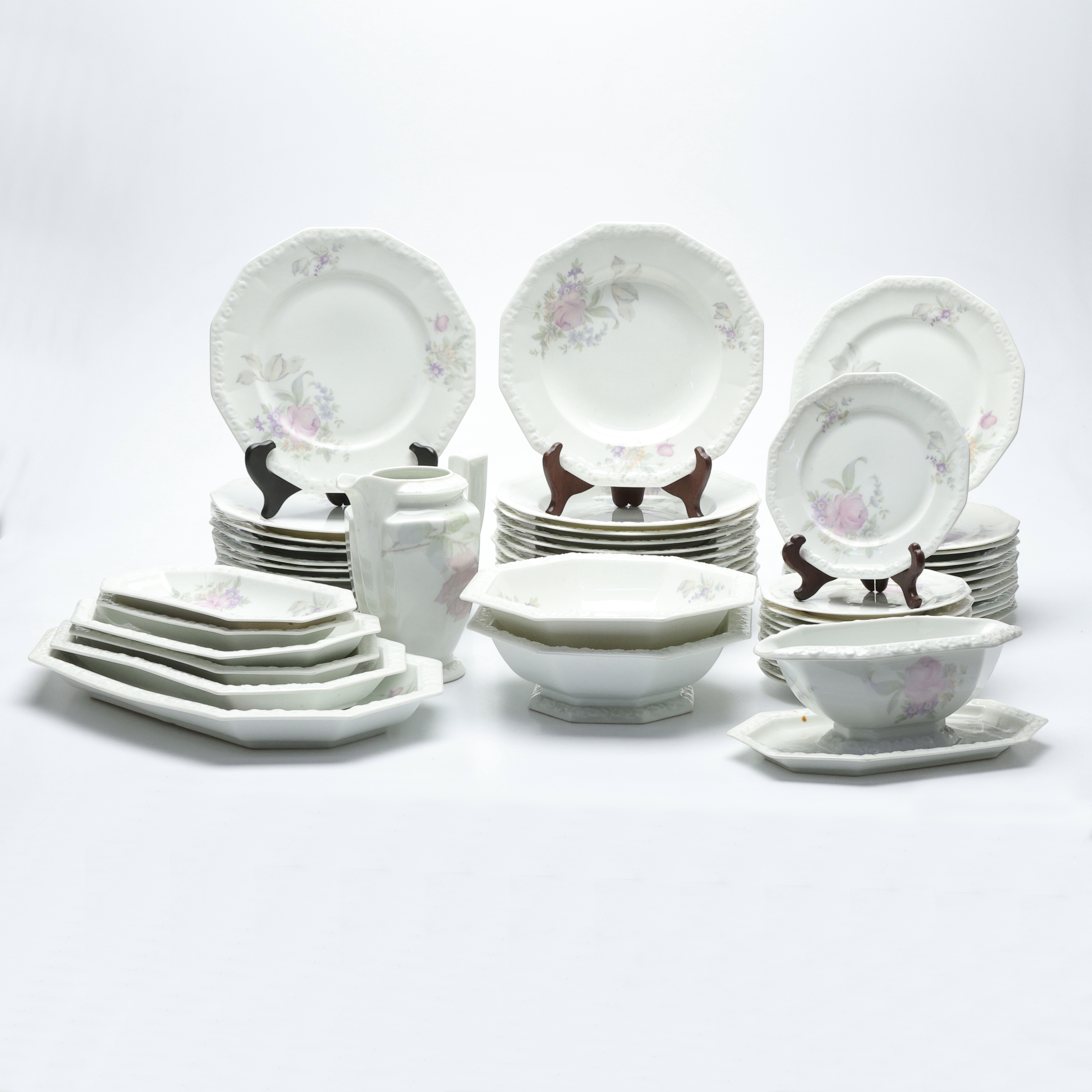 MATSERVIS, 58 delar, porslin, Maria, Rosenthal.