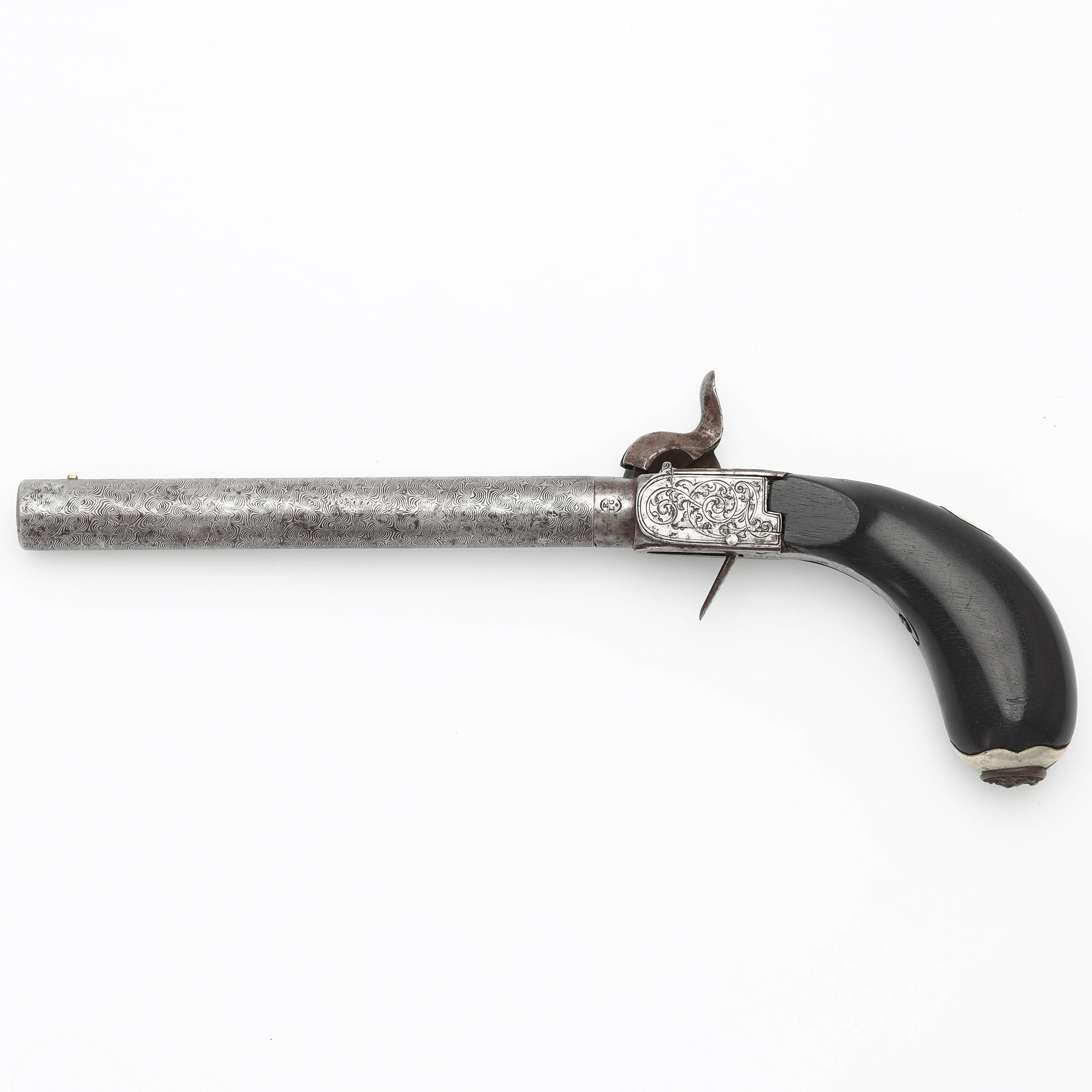 SLAGLÅSPISTOL, 1800-talets mitt, Belgien.