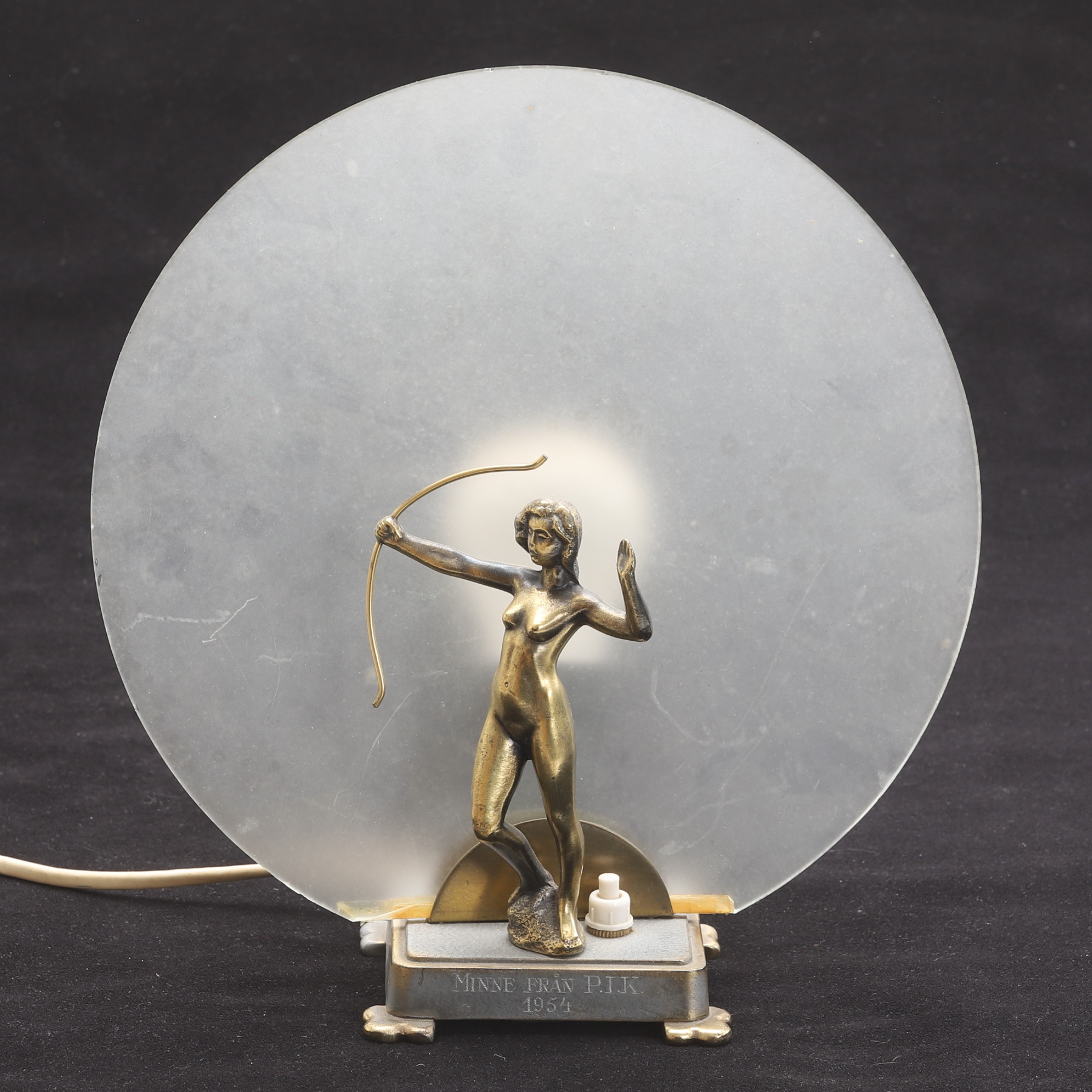 BORDSLAMPA, art deco, 1900-tal.