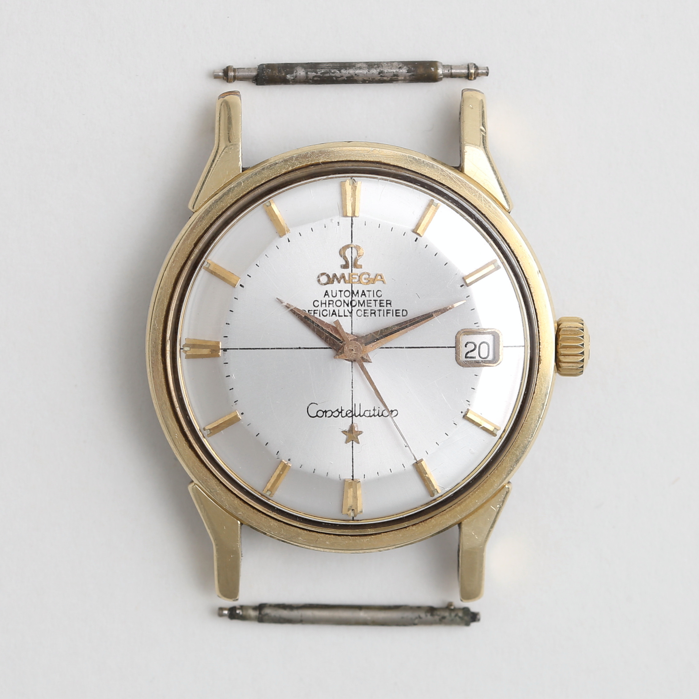 OMEGA CONSTELLATION, armbandsur, guld på stål, Chronometer, 1960-tal.