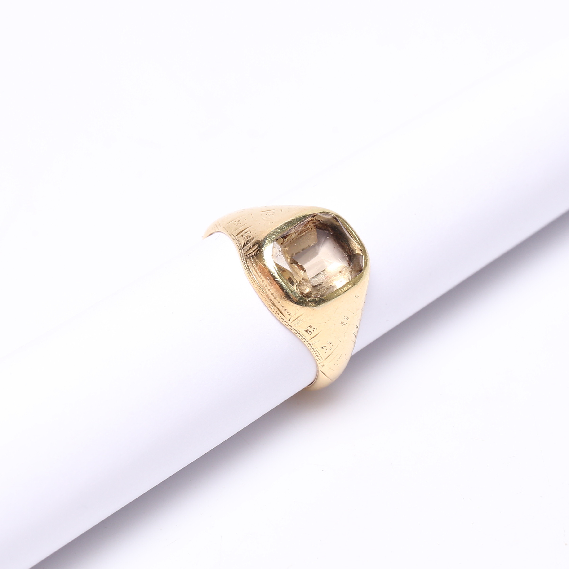 RING, 18K, Guld, vikt cirka 3,1 gram.