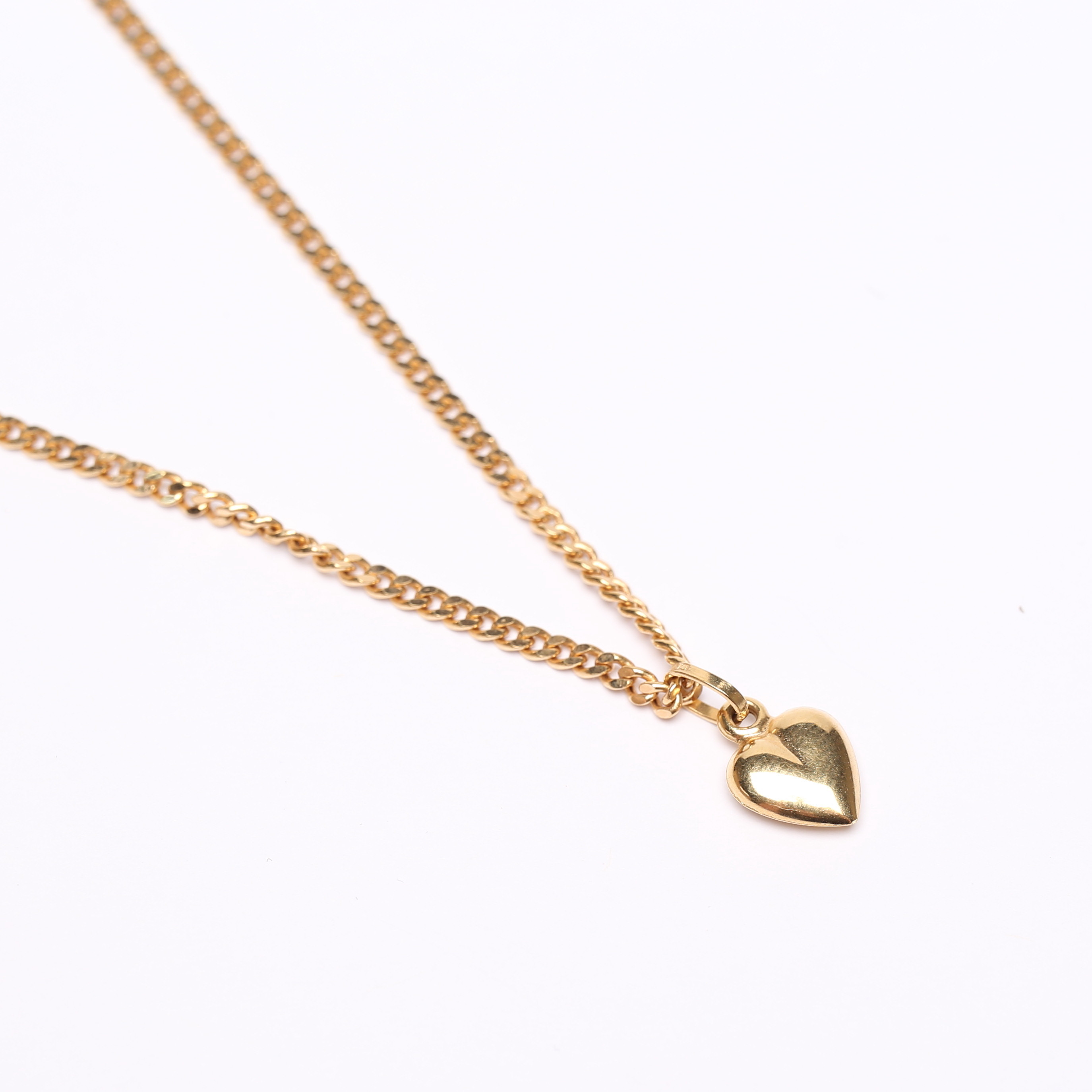 HALSKEDJA med HÄNGE, 18K, Guld, vikt cirka 3,1 gram.
