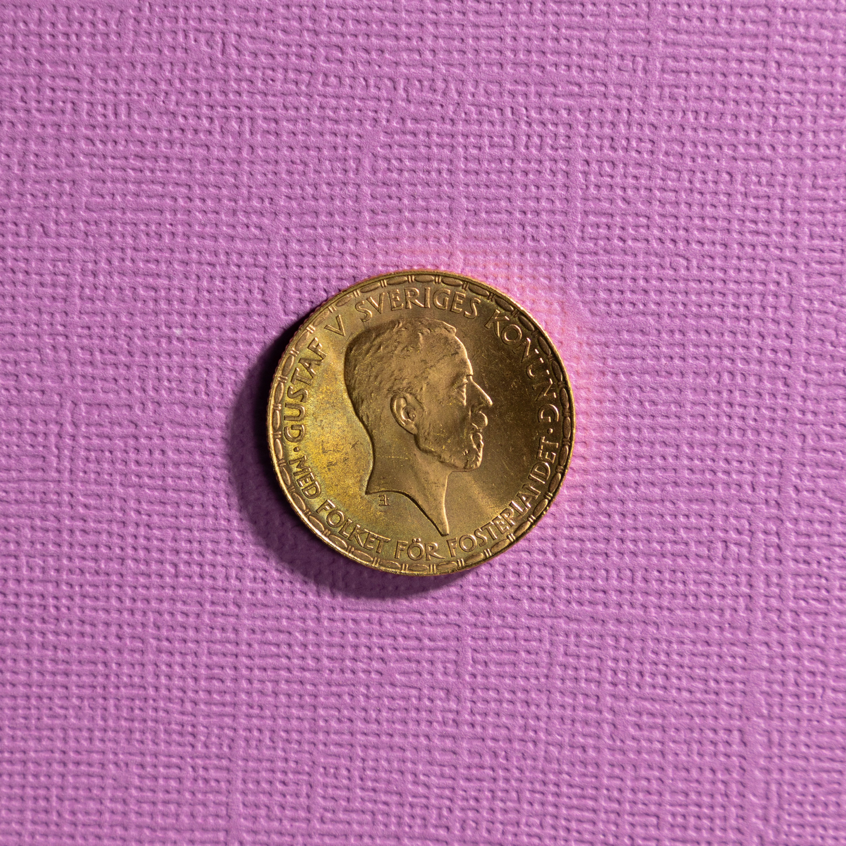 GULDMYNT. Sverige, 20 kronor, Gustaf V, 1925.