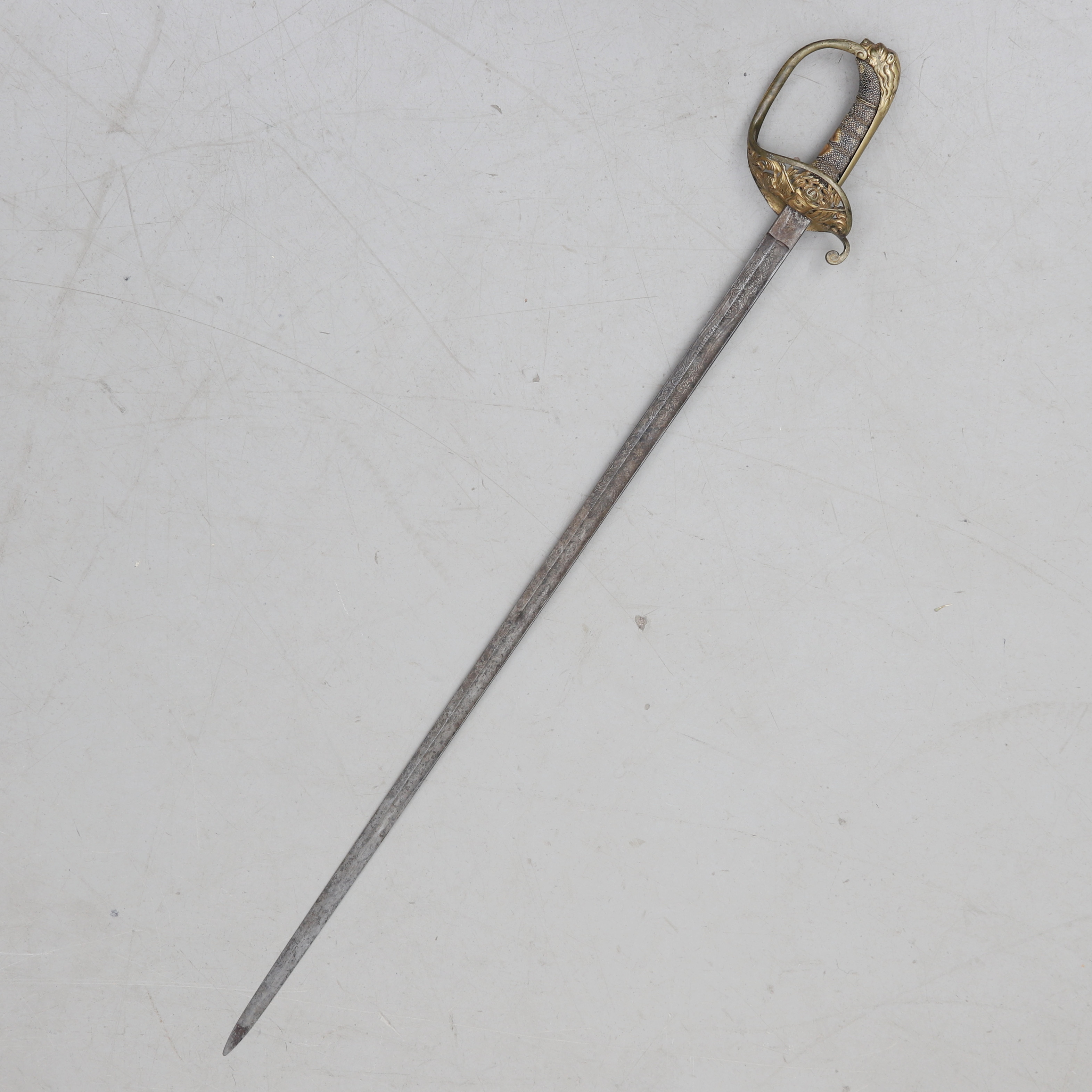 SABEL, ca 1870, s.k. "tillåten modell", för officer vid infanteriet, Morell & Co, Sverige.