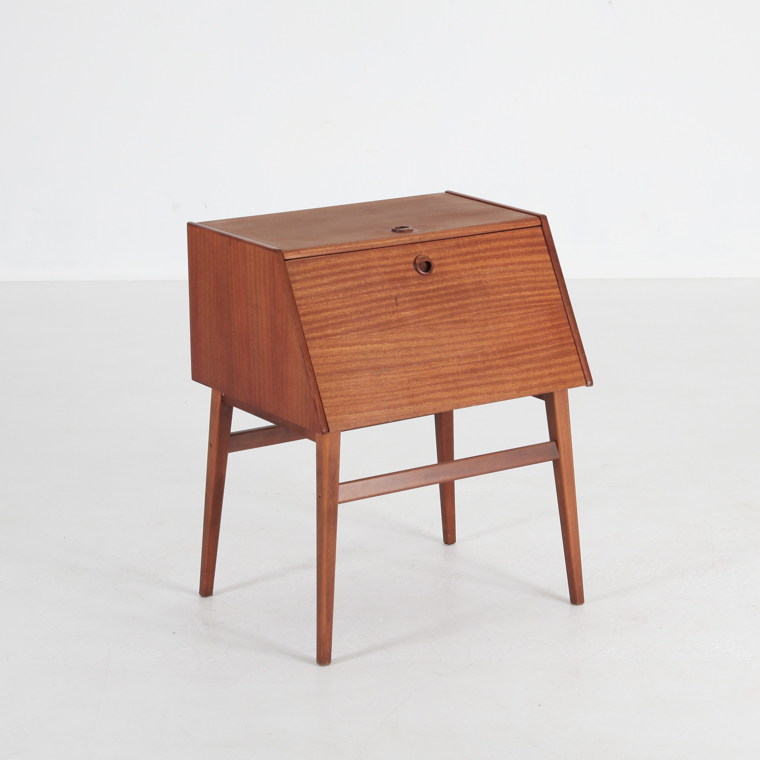 BESTICKSCHATULL, teak, Sverige 1960-tal.
