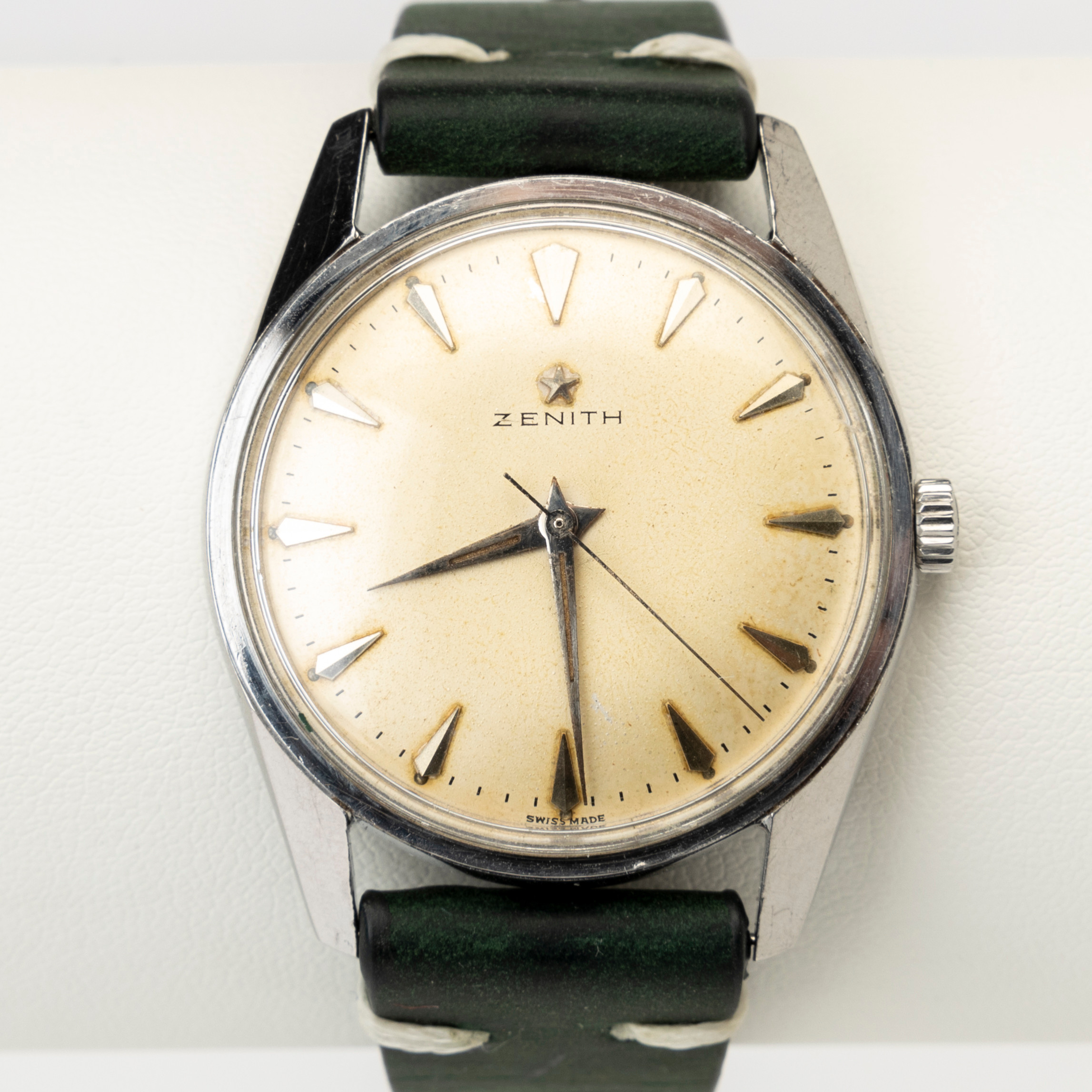 ZENITH, armbandsur, manuell, cal. 2522, stål, 1950-/1960-tal.