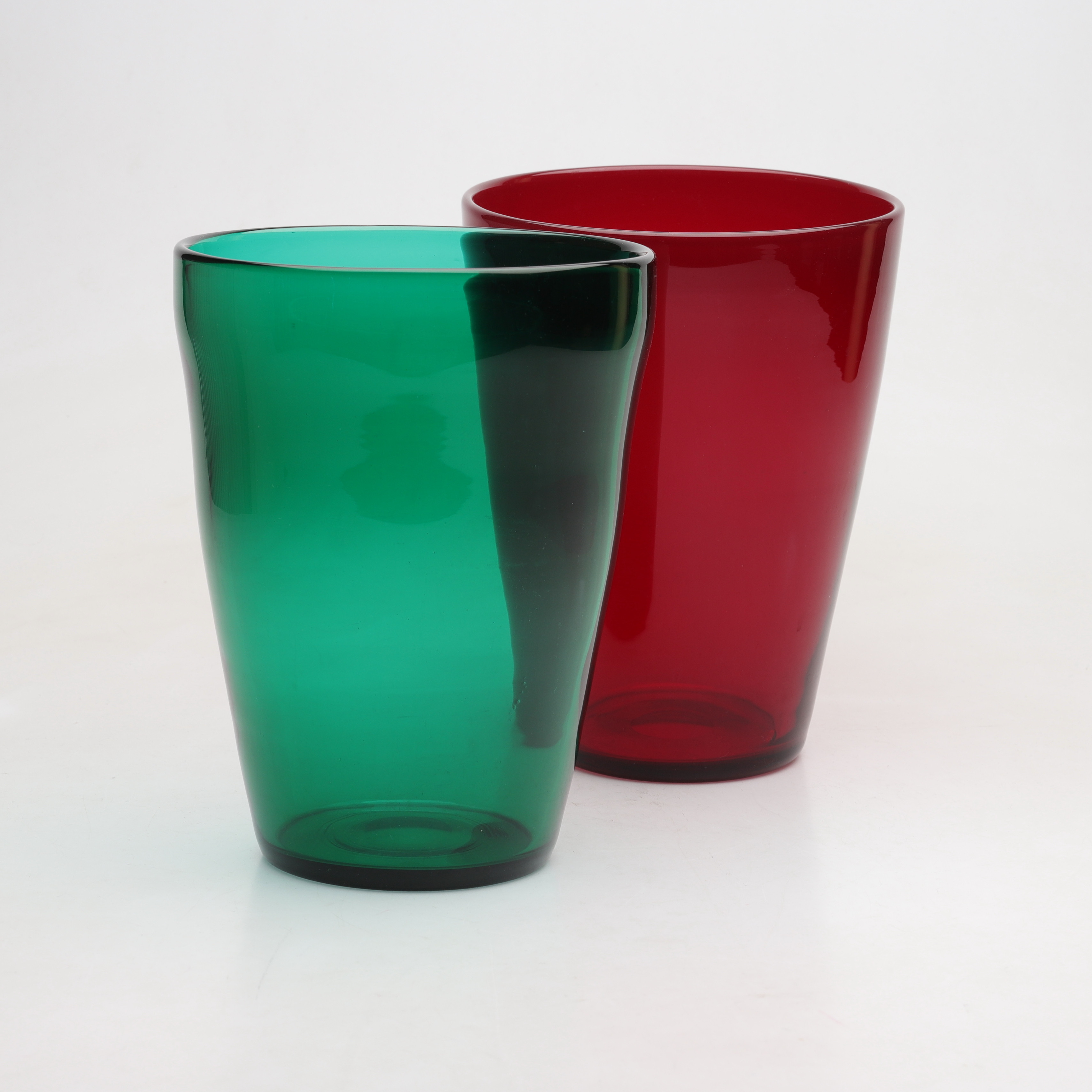 VASER, 2 st, Glas, Monica Bratt, Reijmyre, 1900-tal.