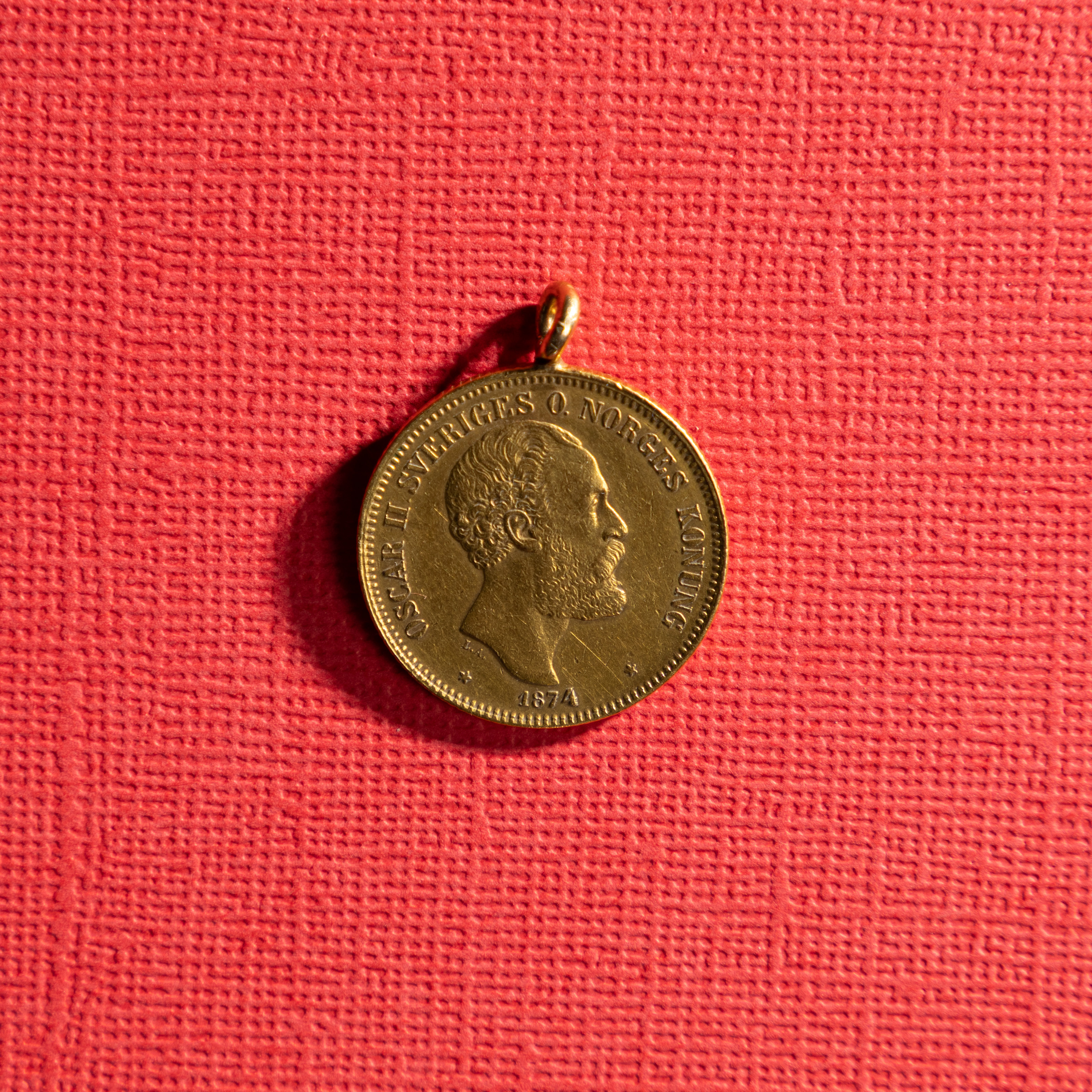 GULDMYNT. Sverige, 20 Kronor, 1874.