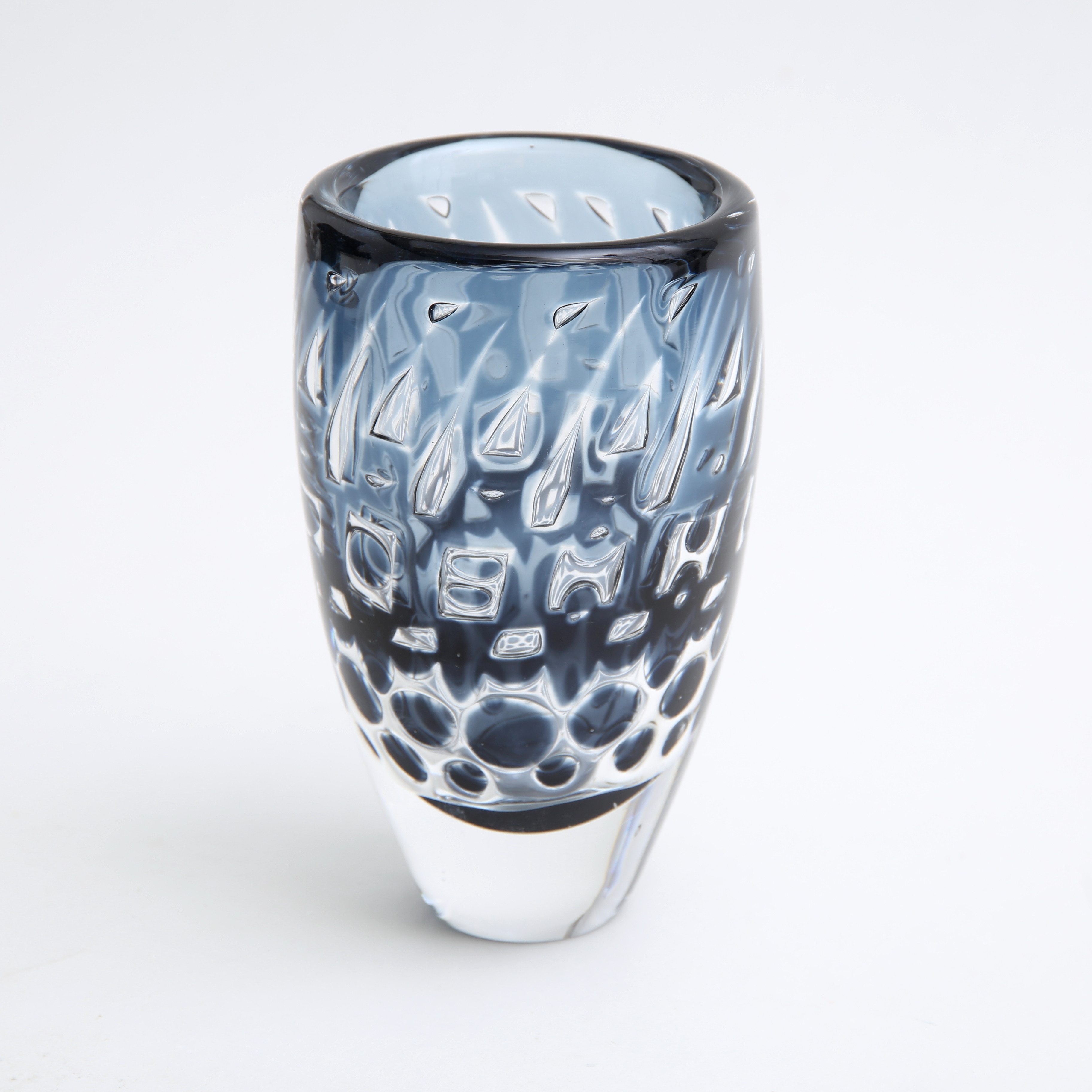 INGEBORG LUNDIN. Vas, glas, "Ariel", Orrefors, 1960/70-tal.