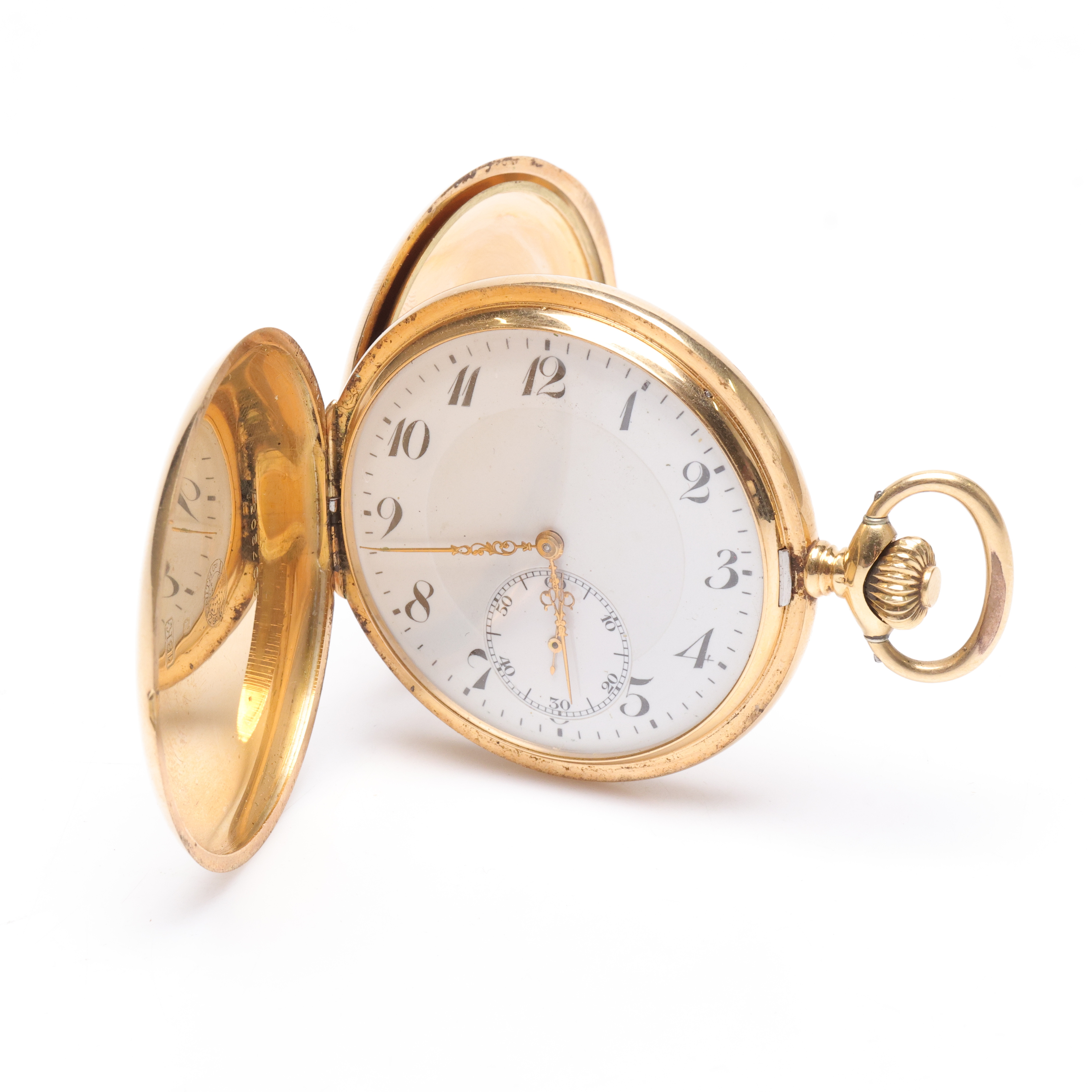 FICKUR, savonett, 18k guld, totalvikt ca 94 g.