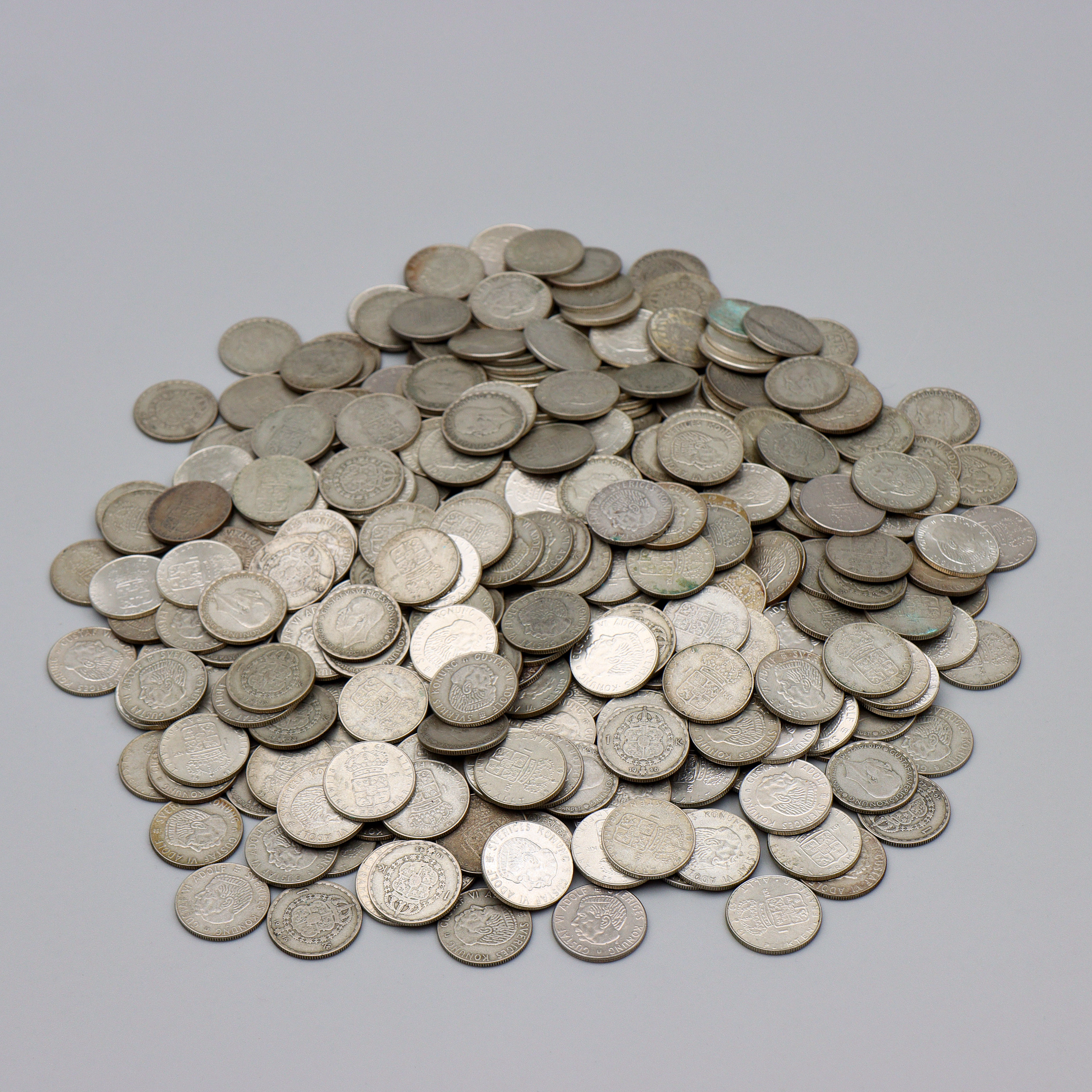 373 SILVERMYNT, 1-KRONOR SVERIGE, 40% SILVER.