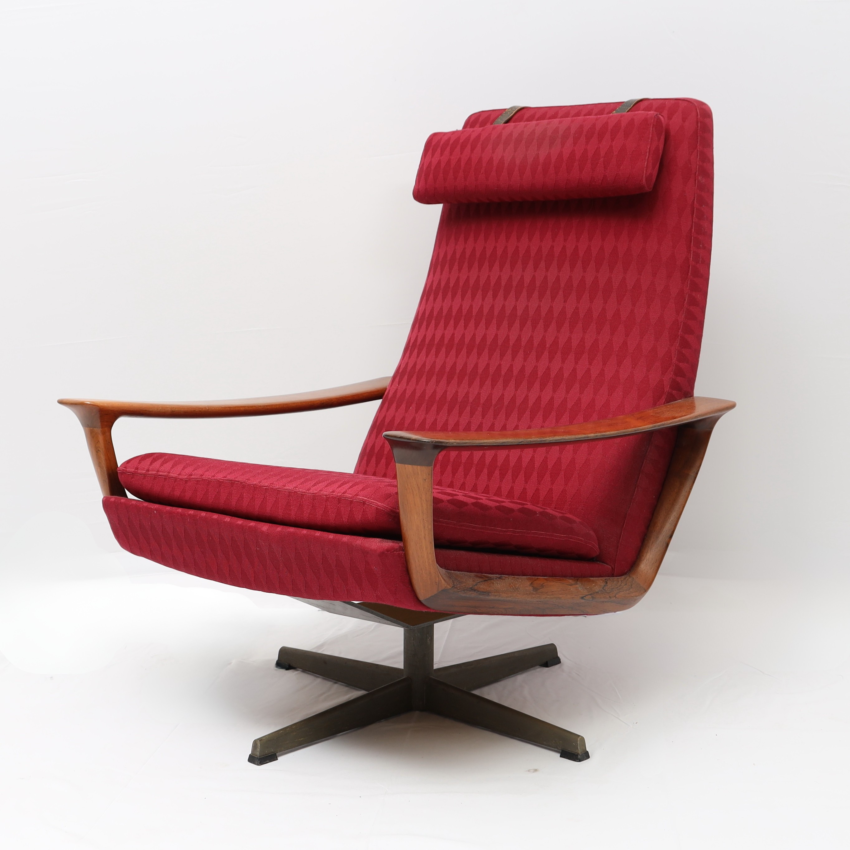 JOHANNES ANDERSEN. Fåtölj, snurrmodell 1960-tal.