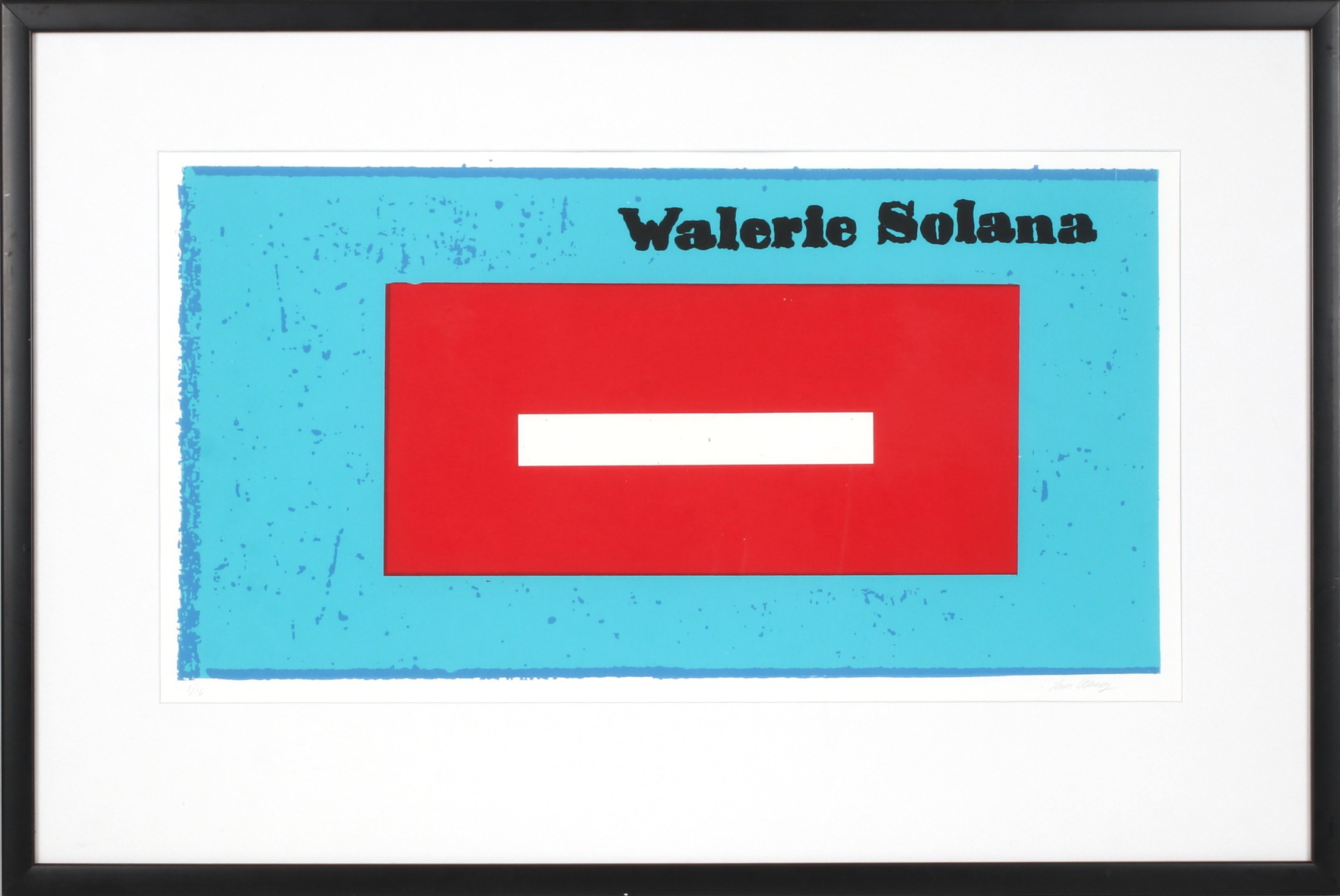 LARS ULLBERG. "Walerie Solana", seriegrafi, signerad och numrerad 8/16.