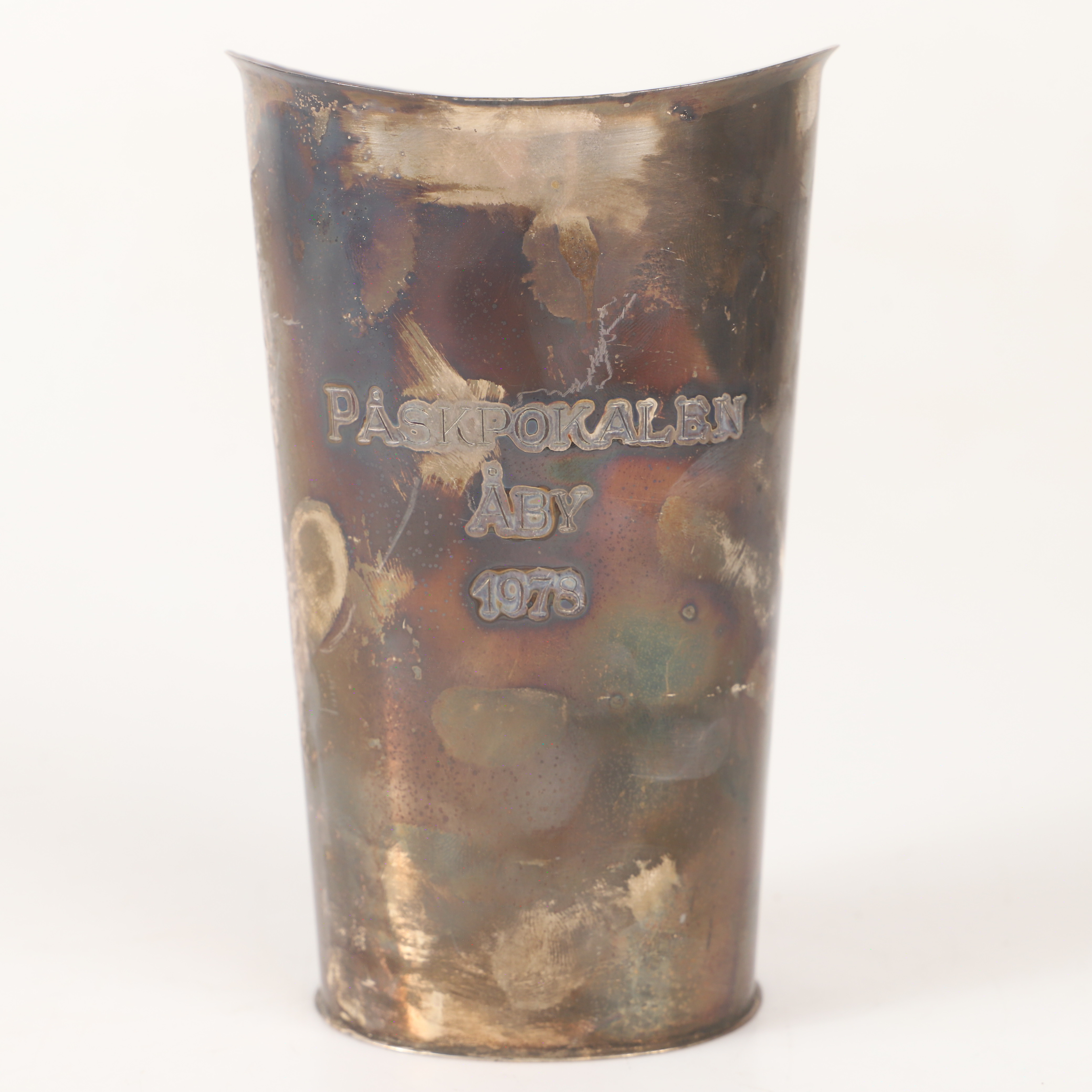 POKAL, "Påskpokalen Åby 1978", silver, Eric Norgren, Råströms Silver- och Nysilverfabrik, Stockholm, 1976.