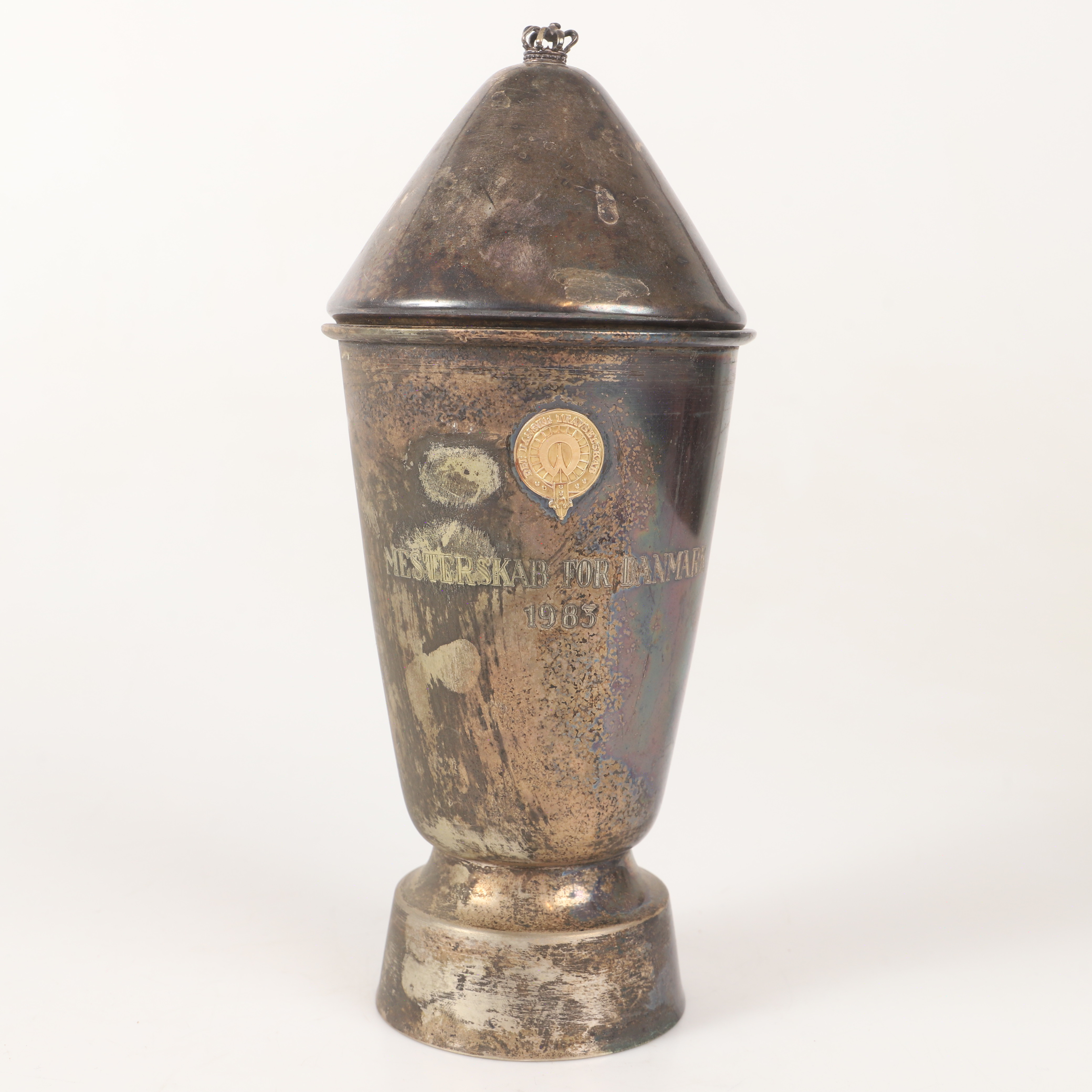 POKAL, "Mesterskab For Danmark 1985, Det Danske Travselskab", silver, Carl Hansen, Danmark.