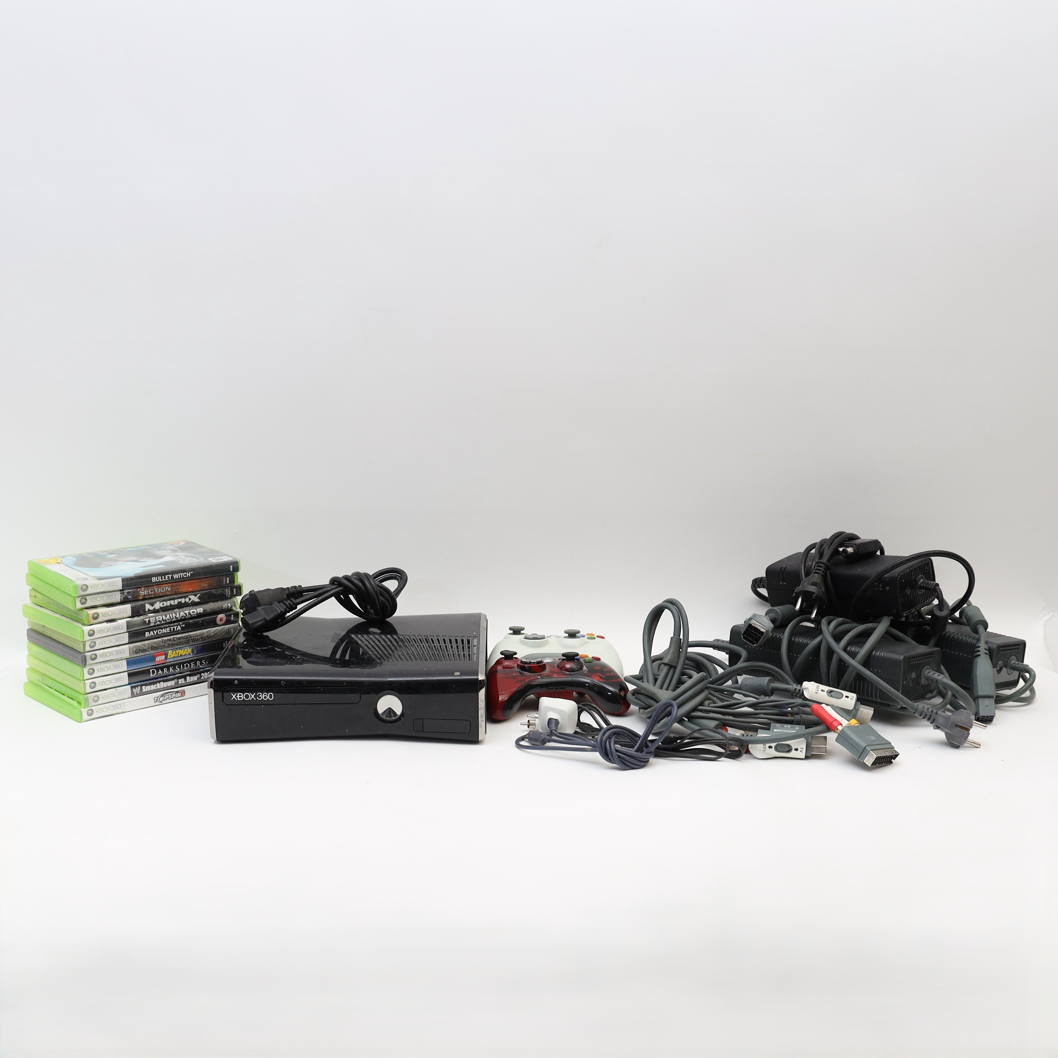 TV-SPEL, x-box 360 med 3 spel.