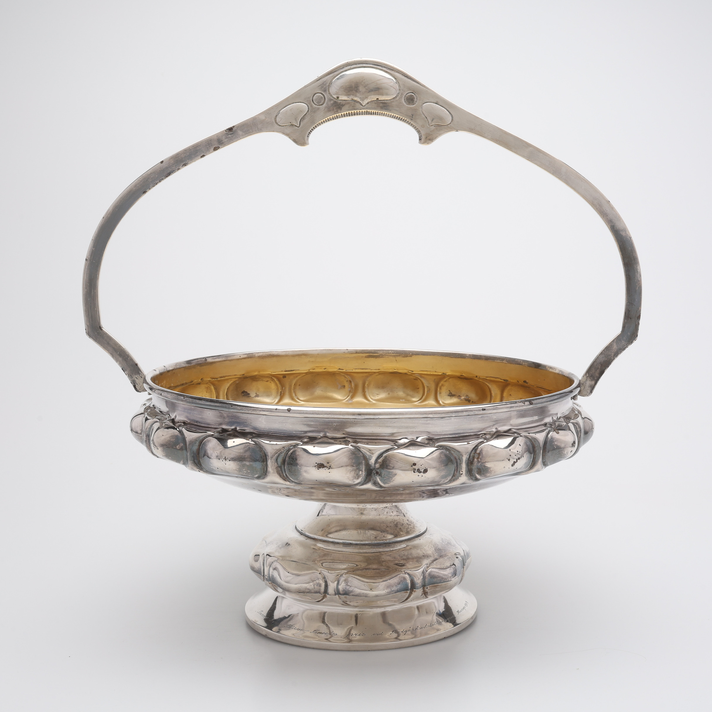 FRUKTSKÅL, NYSILVER, 1900-TALETS BÖRJAN.
