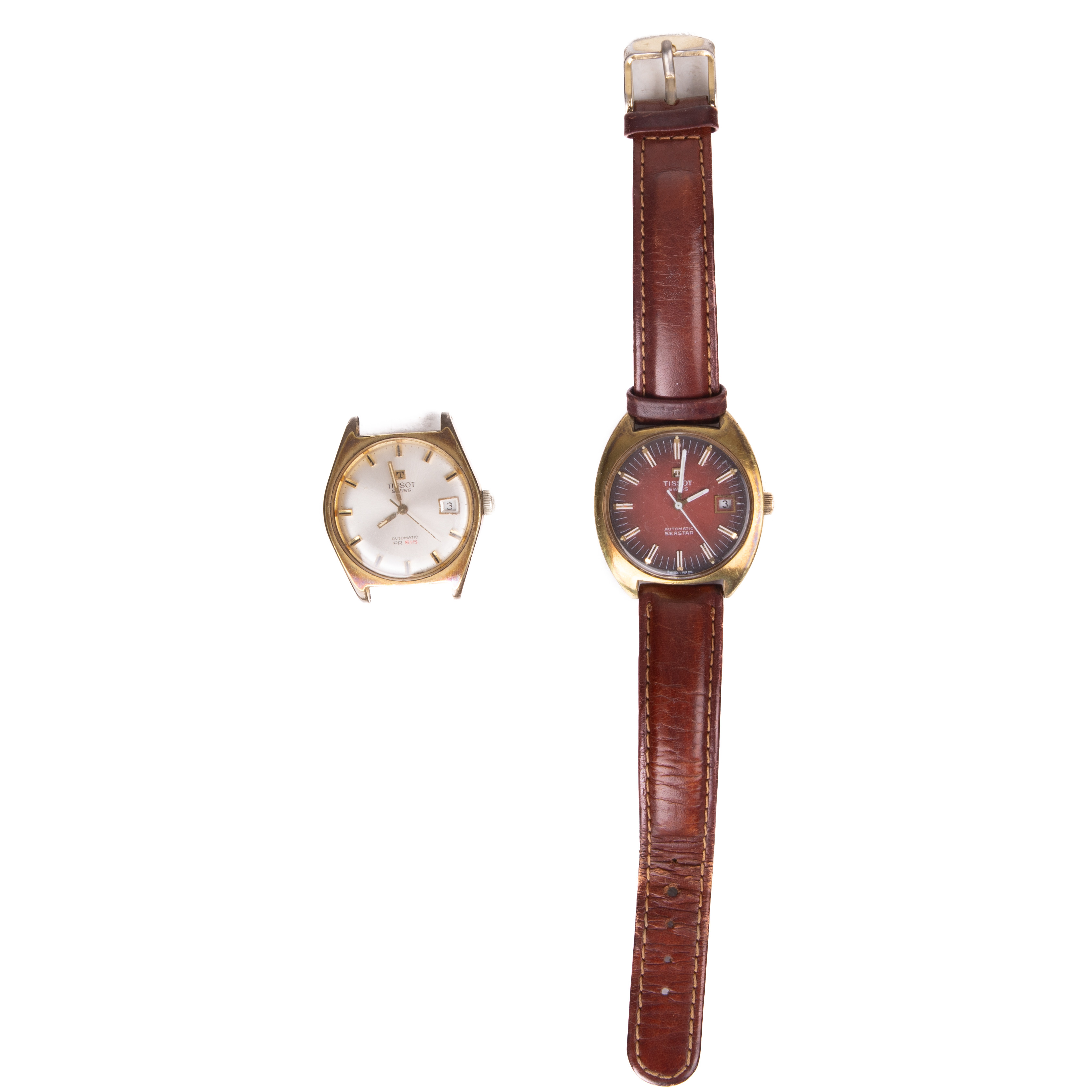 ARMBANDSUR, 2 st, Tissot Seastar, PR516, Schweiz, 1900-tal.