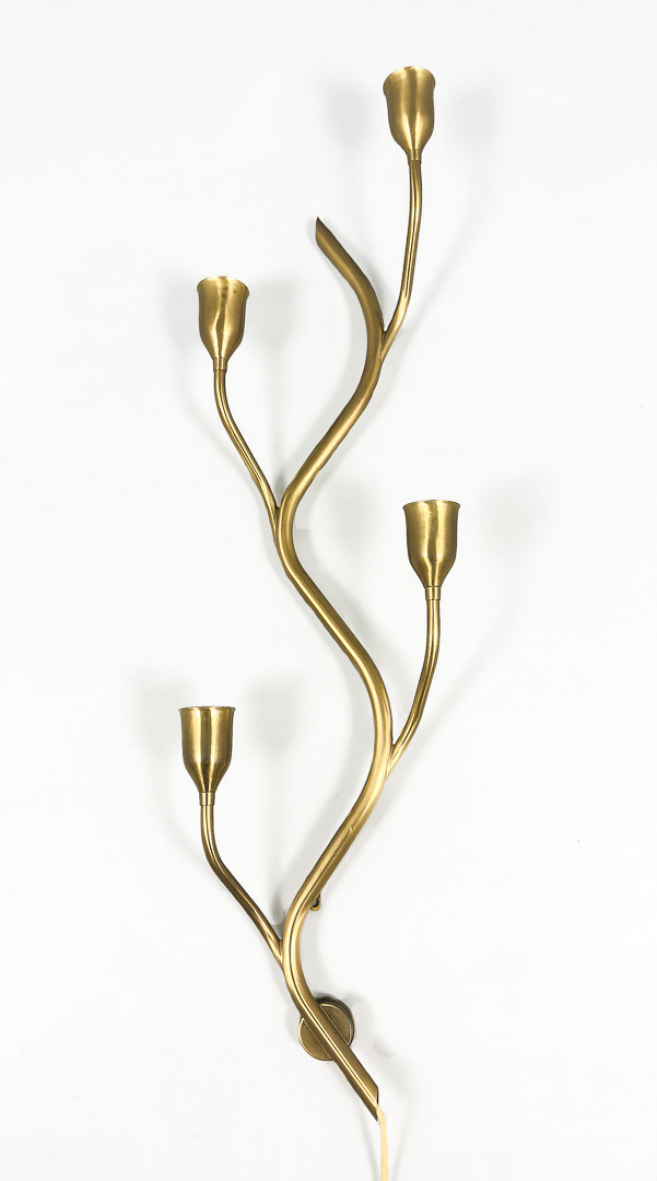 VÄGGLAMPA, Mässing, Swedish Modern, Astra, Norge, 1900-talets mitt.