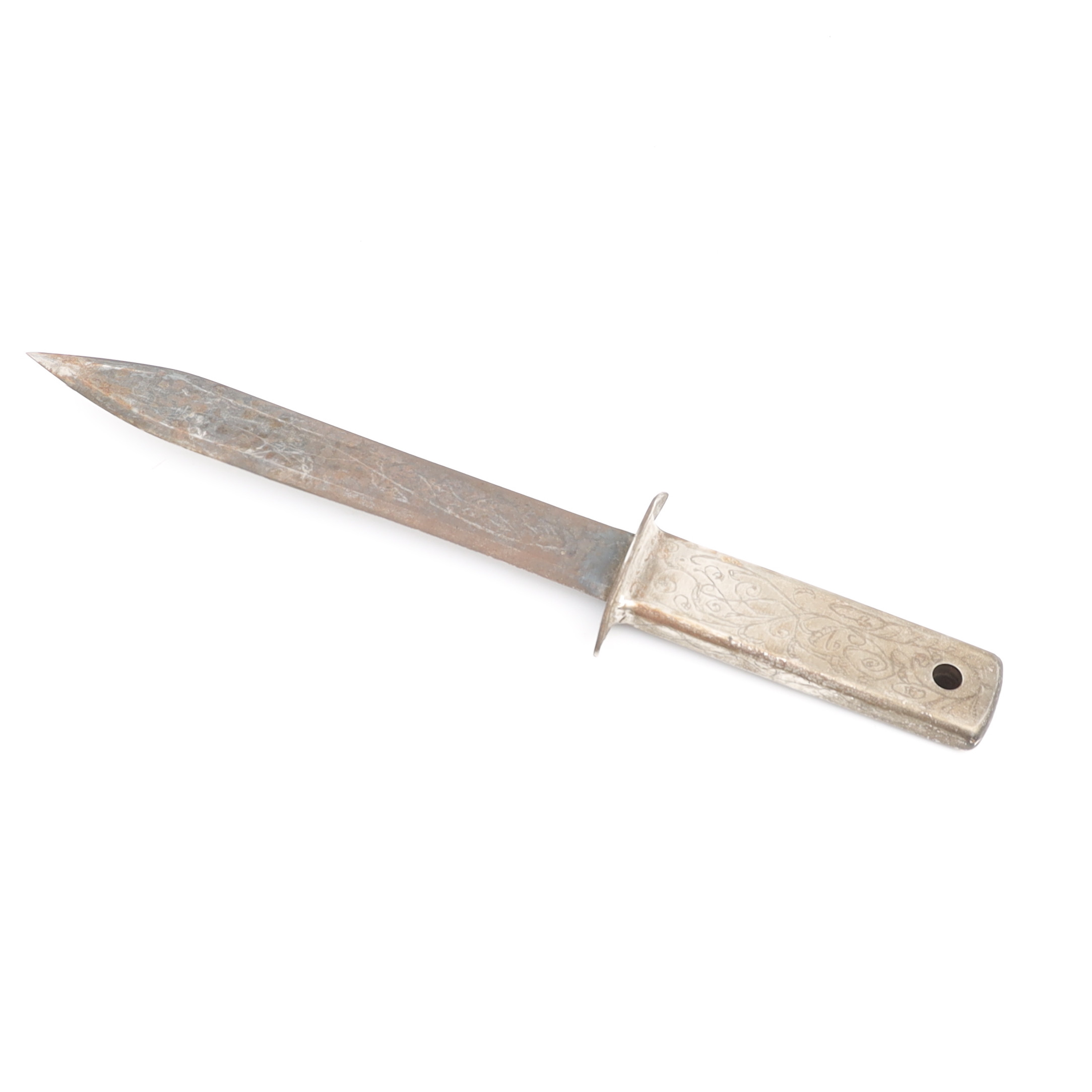 KNIV, 1900-talets första hälft, med graverad dekor.