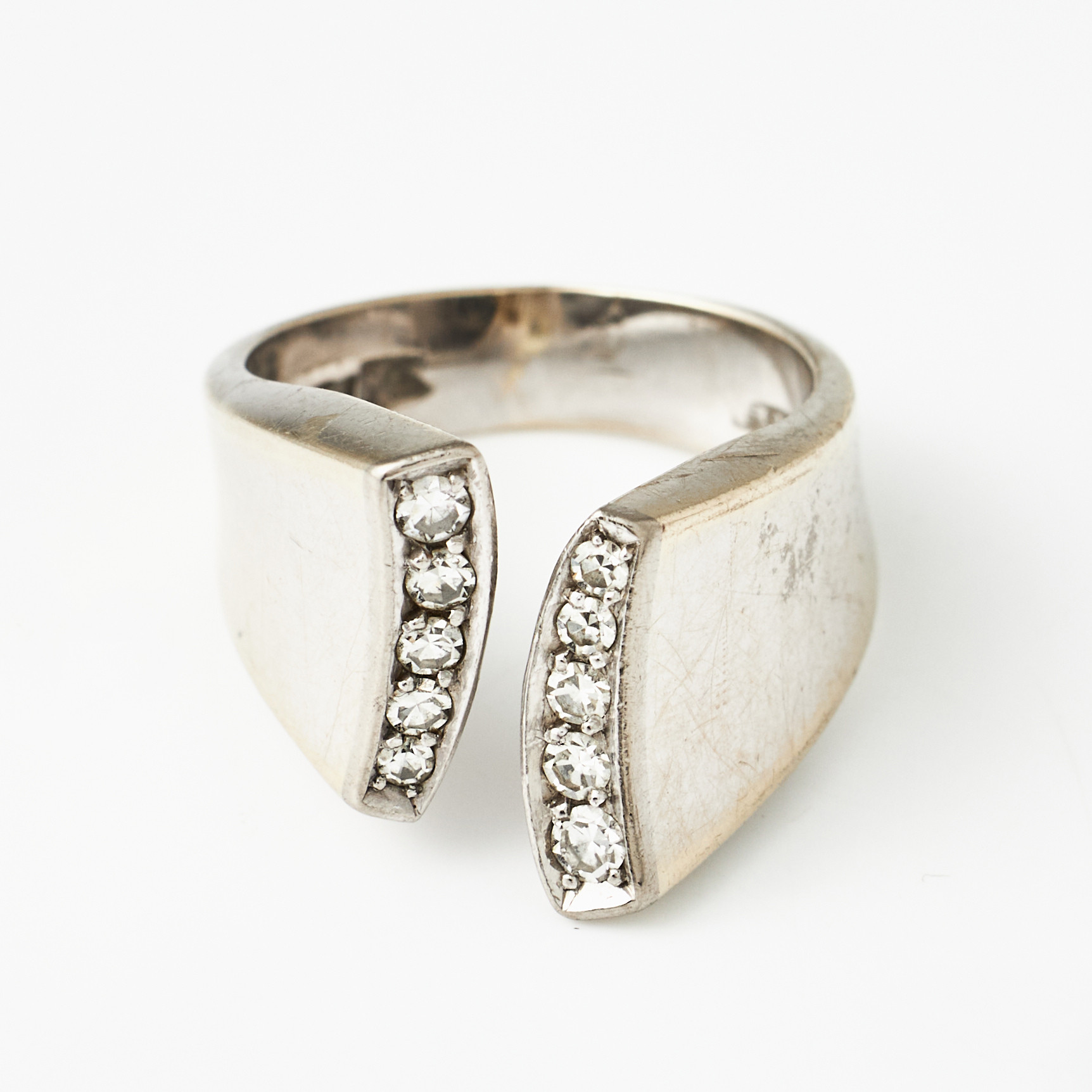 RING, 18 k rodierat vitguld, 10 diamanter totalt 0,21 ct., enligt gravyr, Heribert Engelbert/Stigbert, Stockholm (otydligt årsindex).