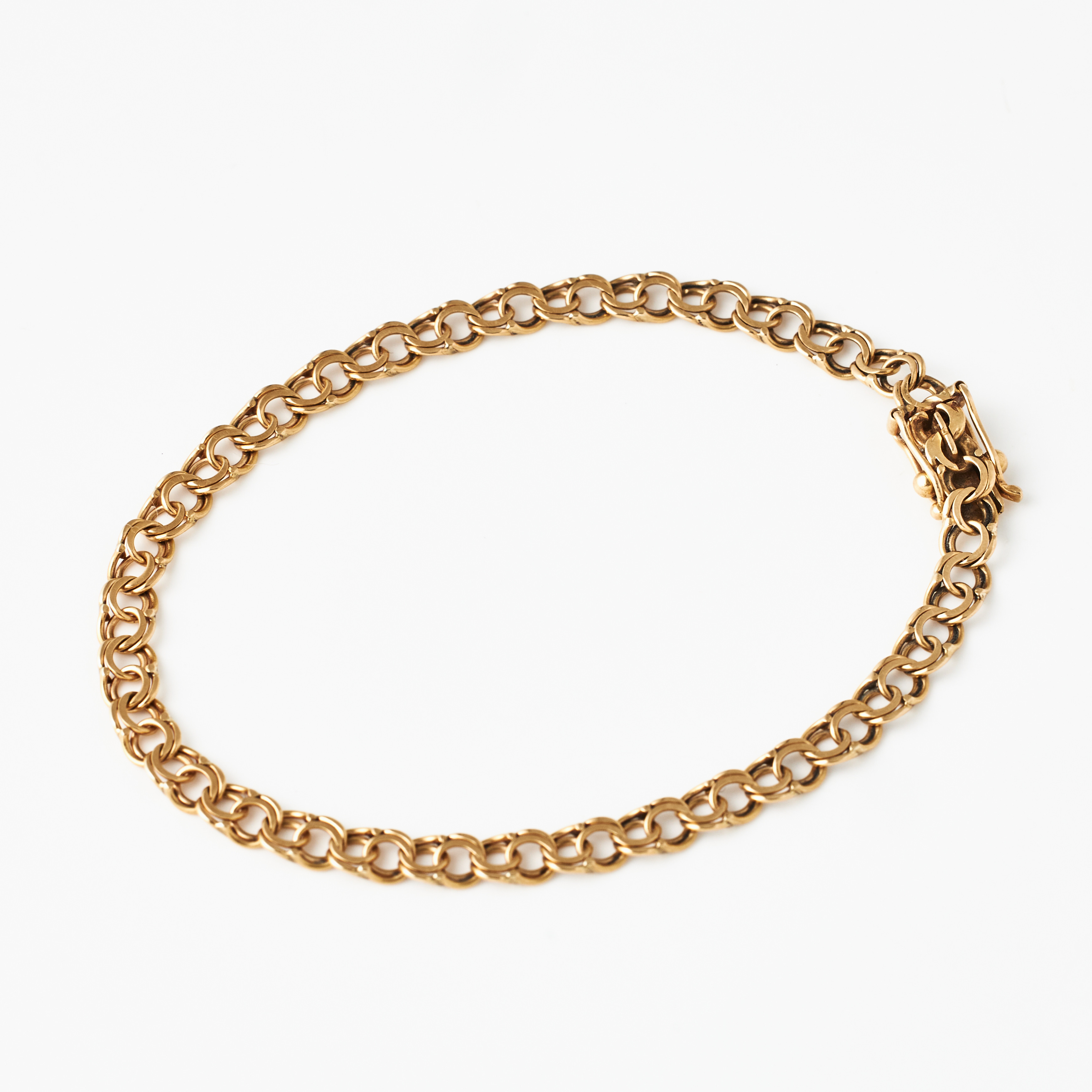ARMBAND, 18 k guld, Bismarck.