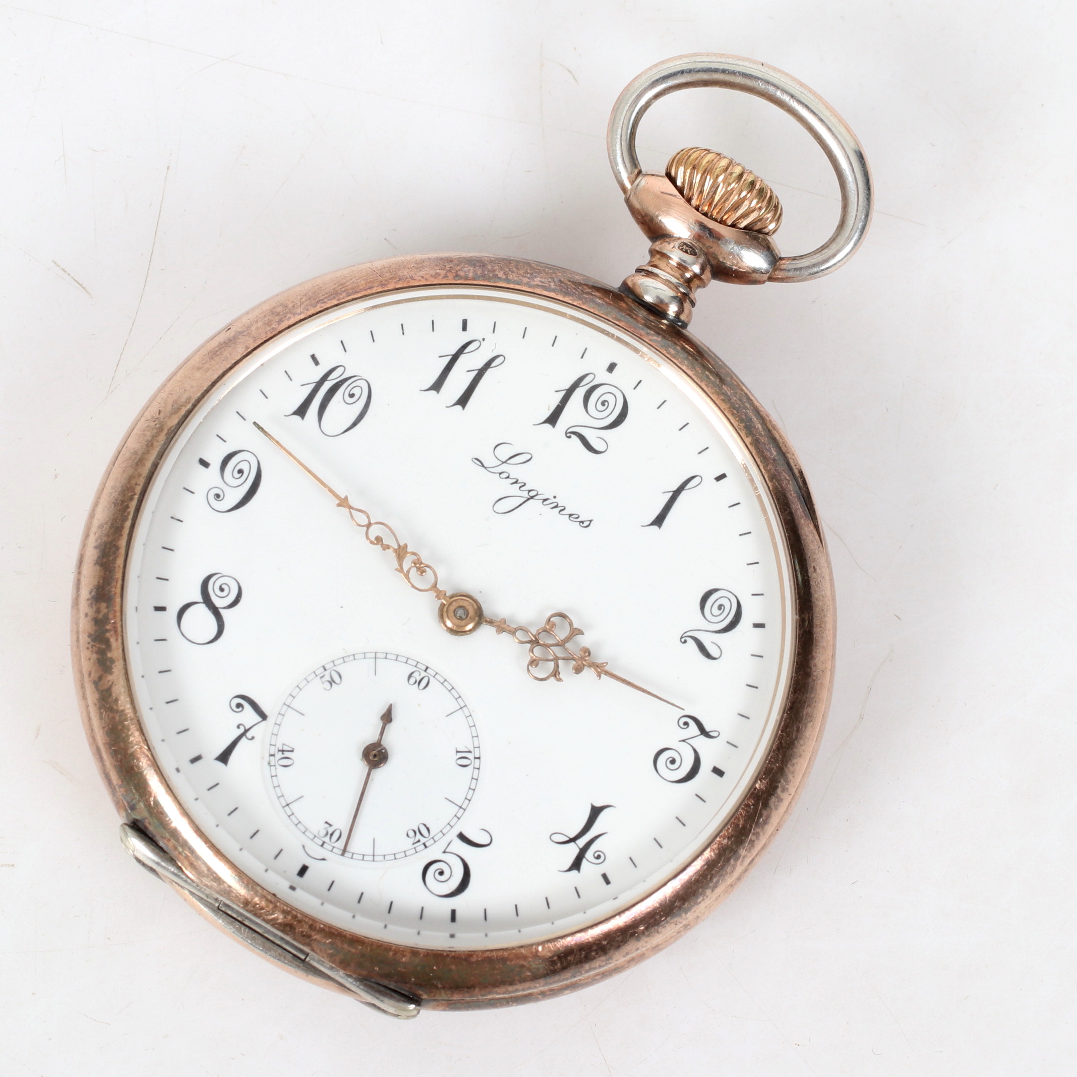 FICKUR, silver, niellodekor, Longines - 5 Grand Prix Paris. 1900.