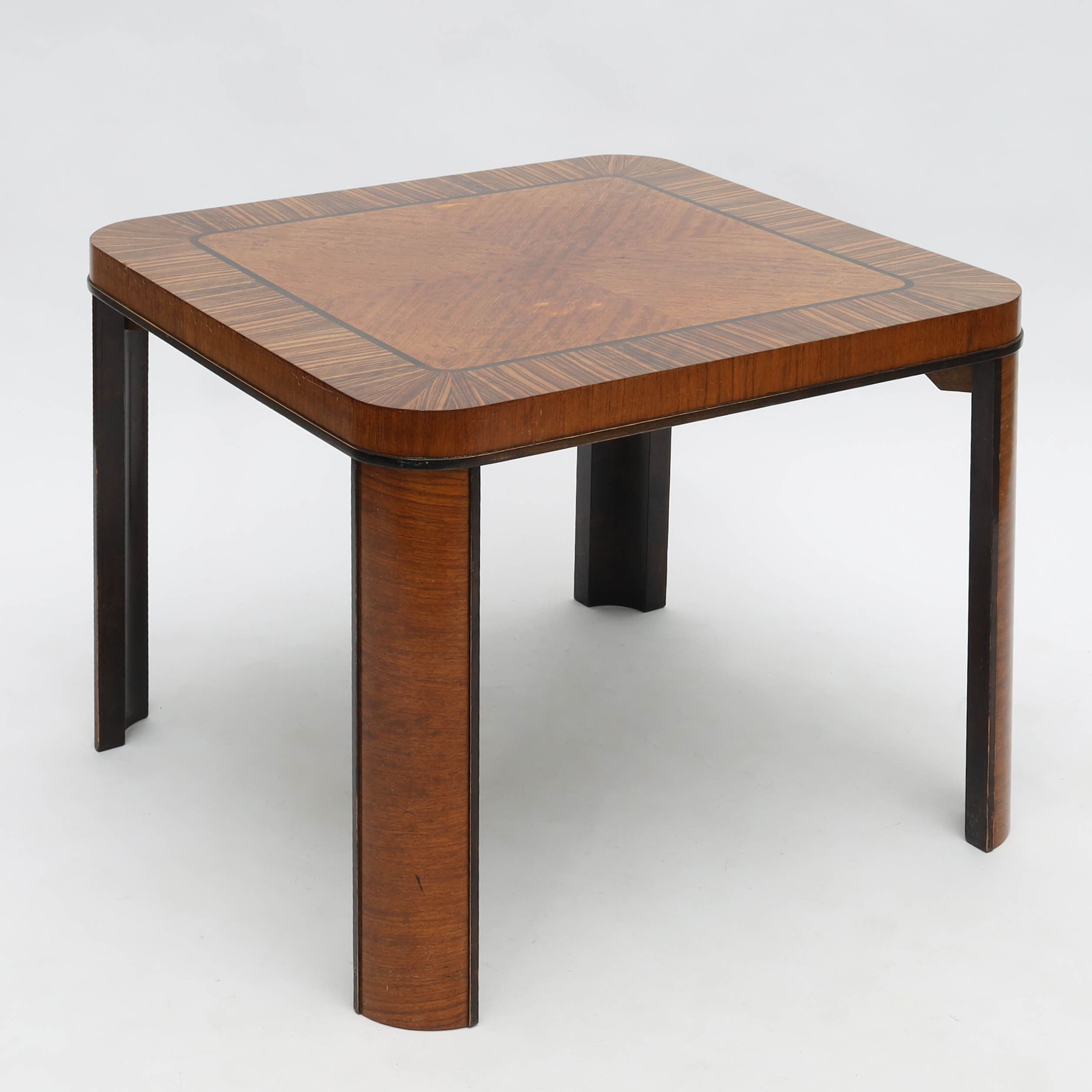 SOFFBORD, träfanér, art deco, 1930-tal.