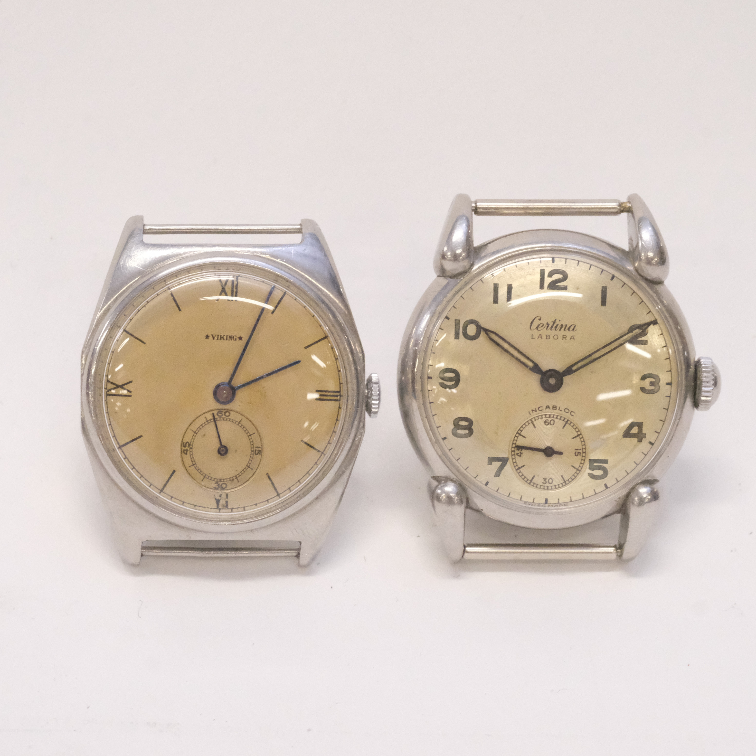 TVÅ ARMBANDSUR, 1950-TAL.